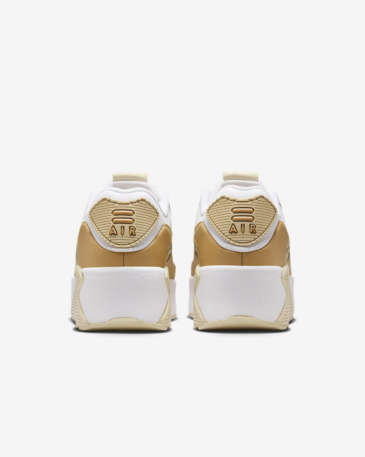 NIKE Women’s Air Max 90 LV8 FD4328-112 White Club Gold Coconut Milk Team Gold