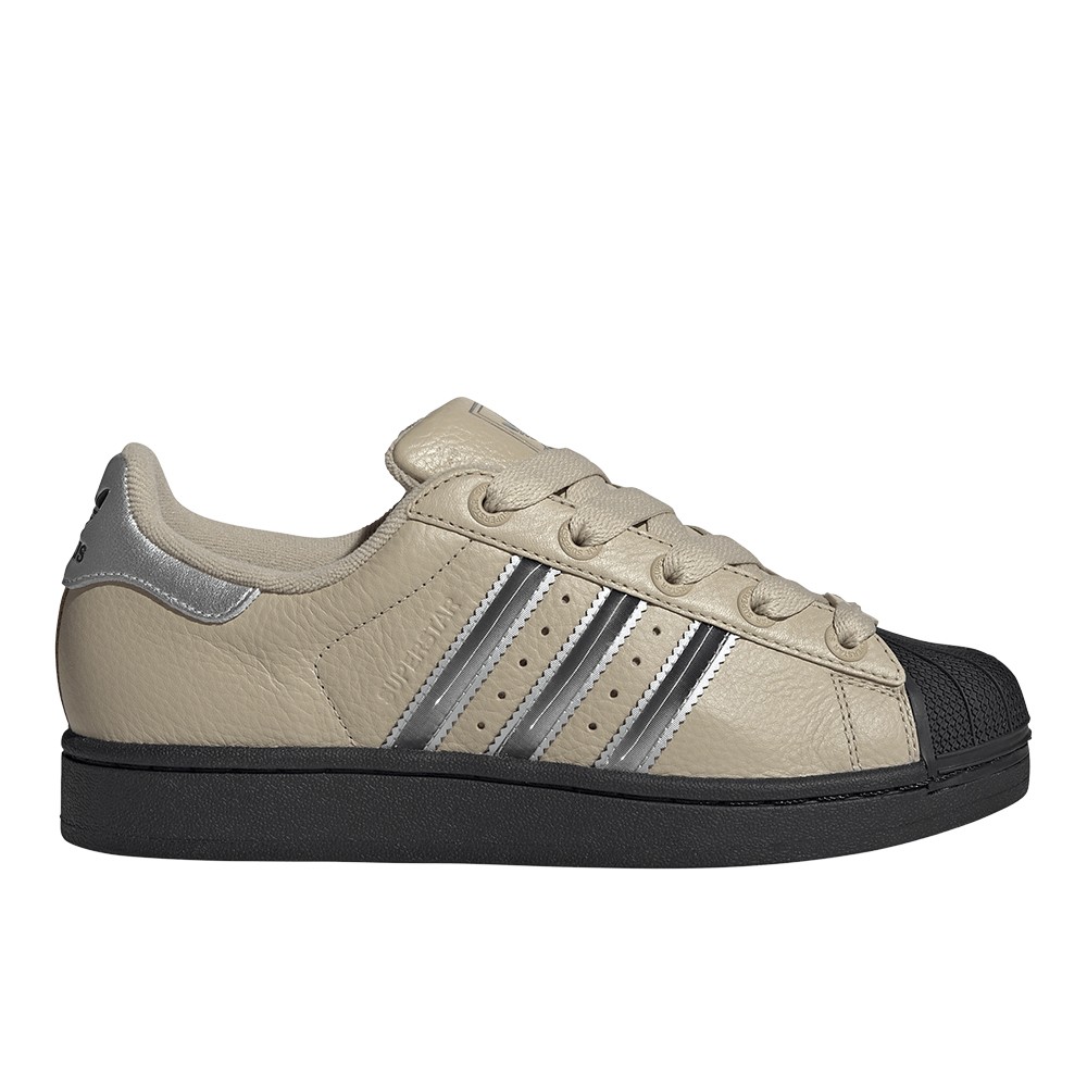 adidas Superstar Ii Lace Up Womens Beige Sneakers Casual Shoes JR4234