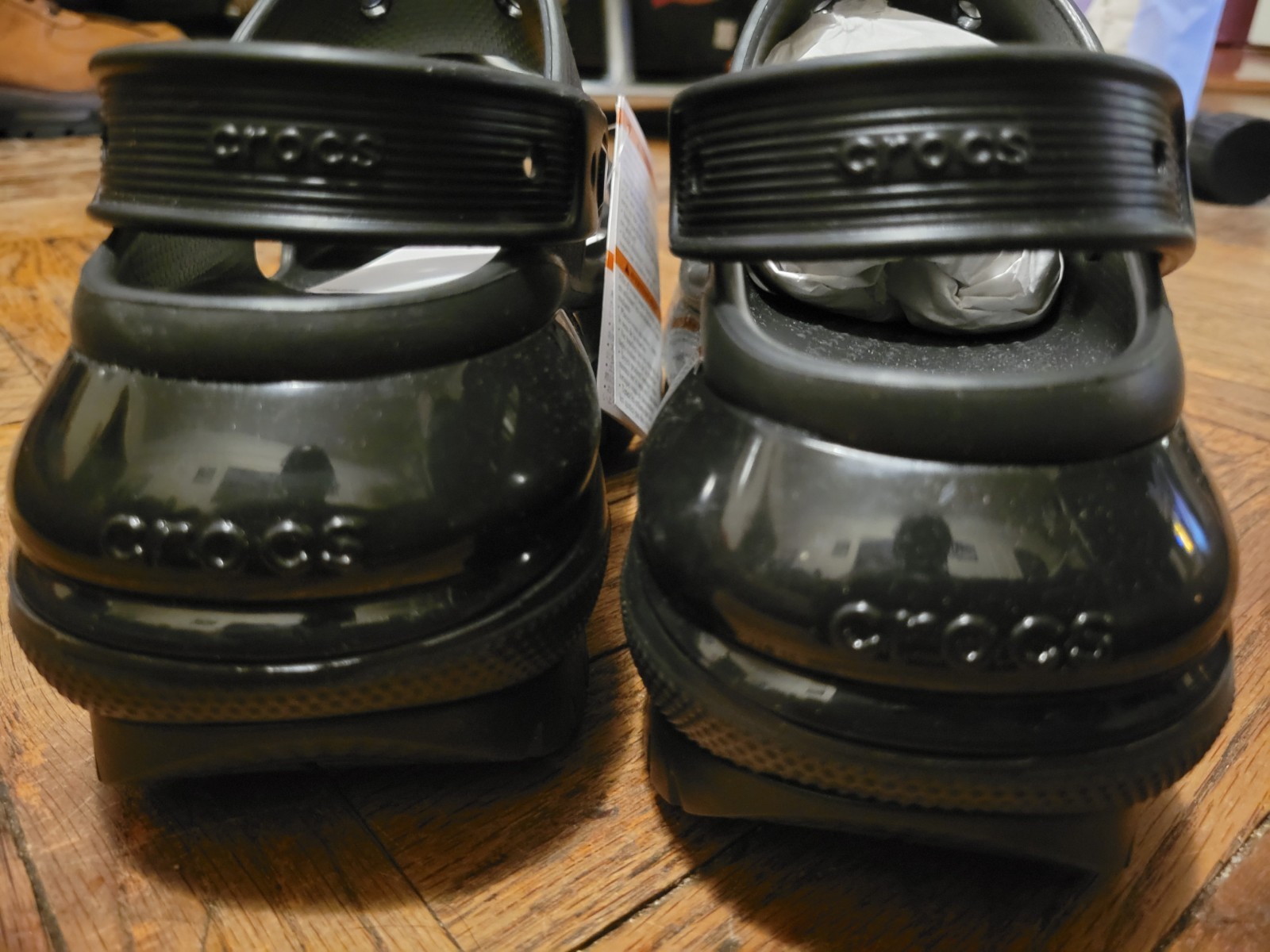 Crocs Mega Crush Platform Sandals Size: M5 W7 New Black