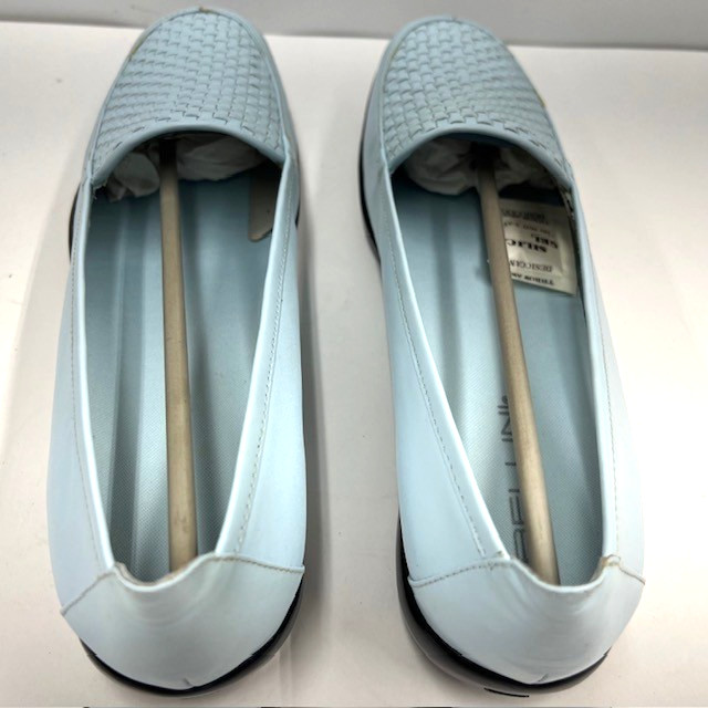 NIB NOS Bellini Light Blue Leather «Belinda» Size 10 Women’s Loafers – Free Ship