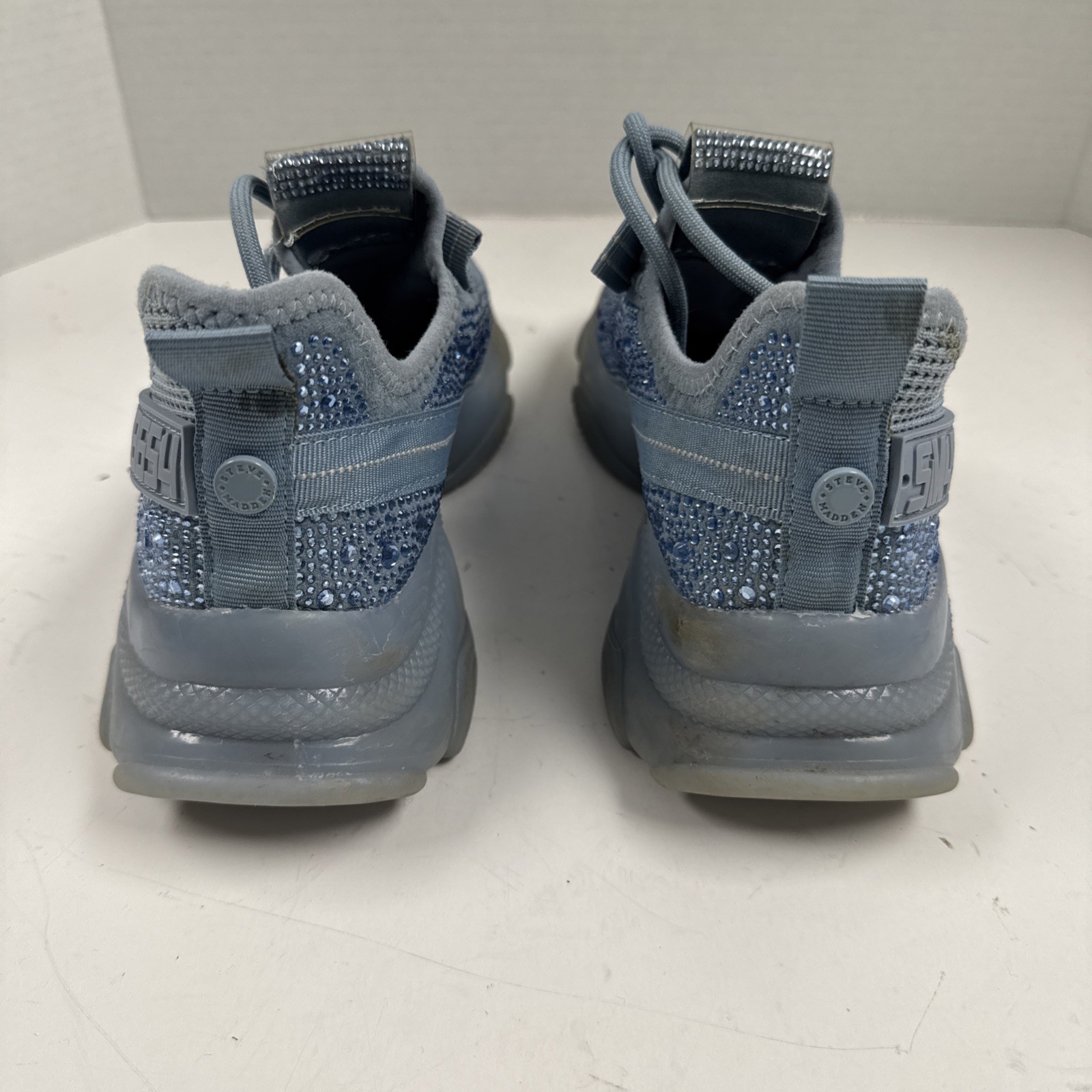 Steve Madden SM NY 90 Blue Sneakers Women’s 8 M Blush MAXIMA