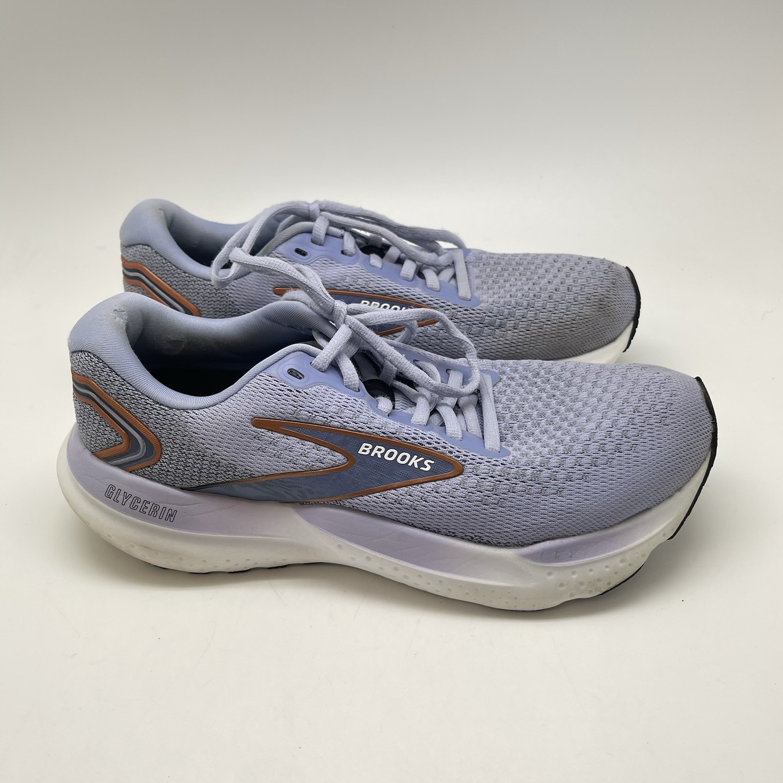 Brooks Sneakers Womens 8.5 B Glycerin 21 1204081B544 Purple Running Gym Shoes