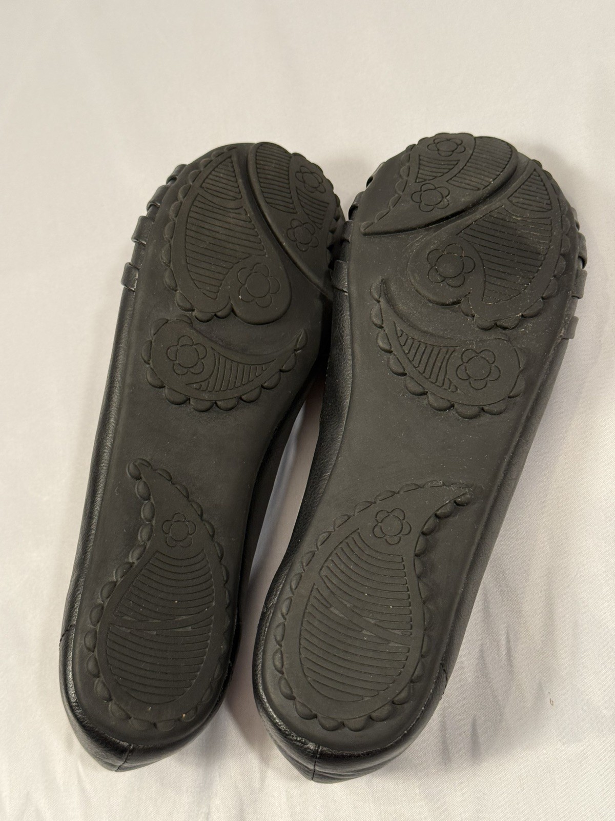 Jelly Pop BLK Memory Foam Buckle accents Shoes Ballet Flats Women’s Size 6.5