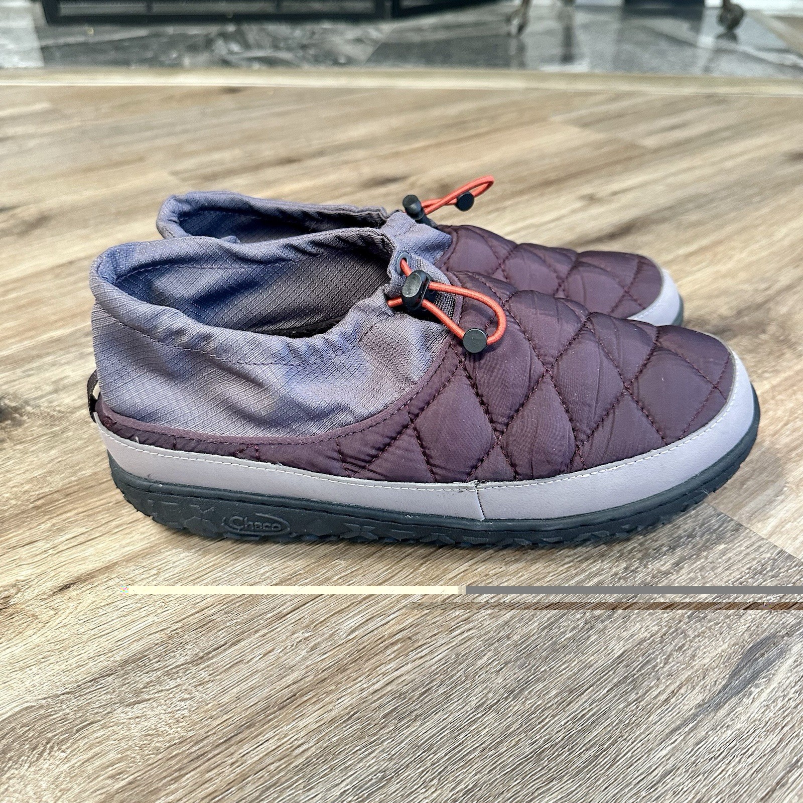 Chaco Ramble Puff Cinch Plum Purple Quilted Water Resistant Shoes Women’s Sz 10