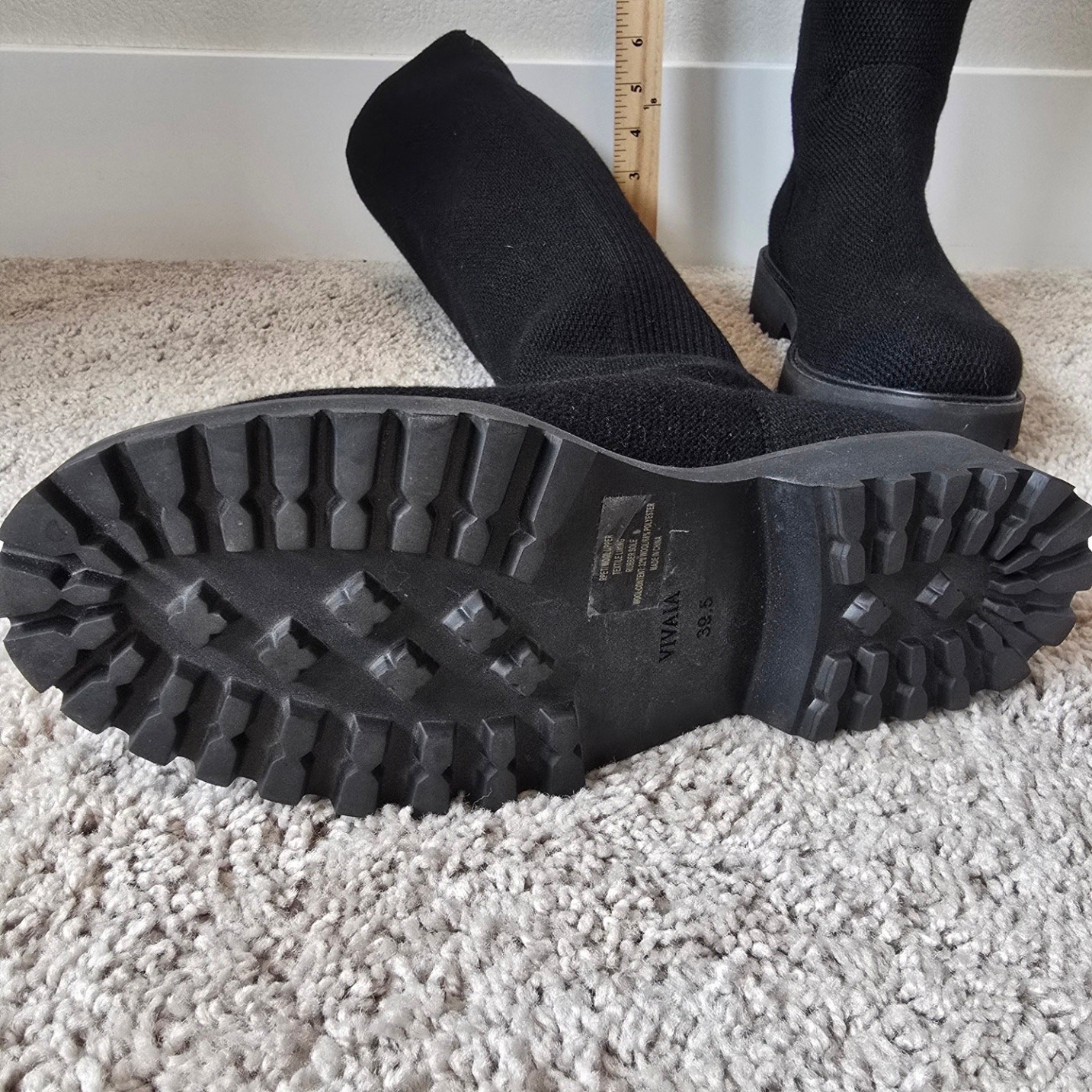 Viviaia Felipa Knee High Wool Boots 8.5
