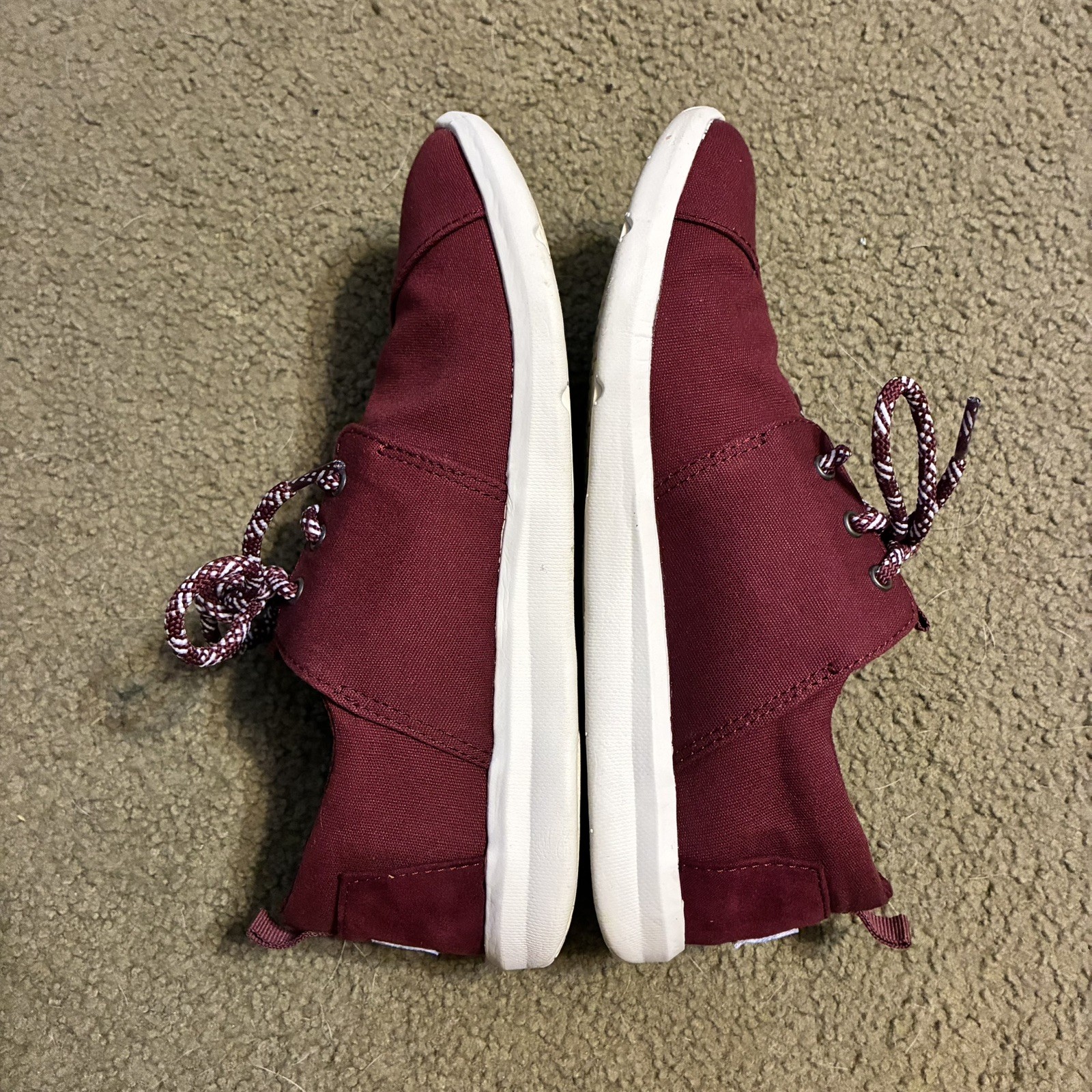 TOMS Del Rey Lace Up Women’s Size 7 Sneakers Casual Walking Tennis Shoes