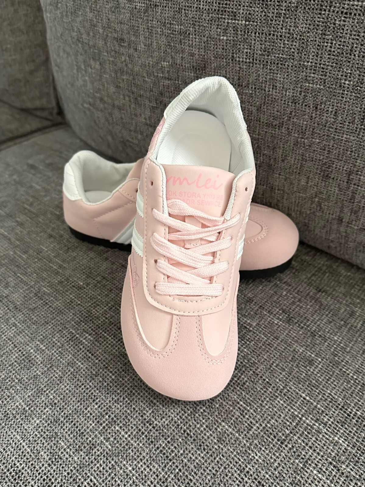 Pink Hello Kitty Soled Flat Sneakers Women Spring Design Casual shoes Sanrio