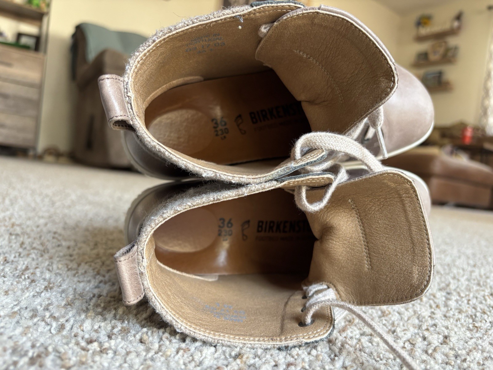 Birkenstock Bartlett high-top sneaker boot-used Size EU 36 regular/wide