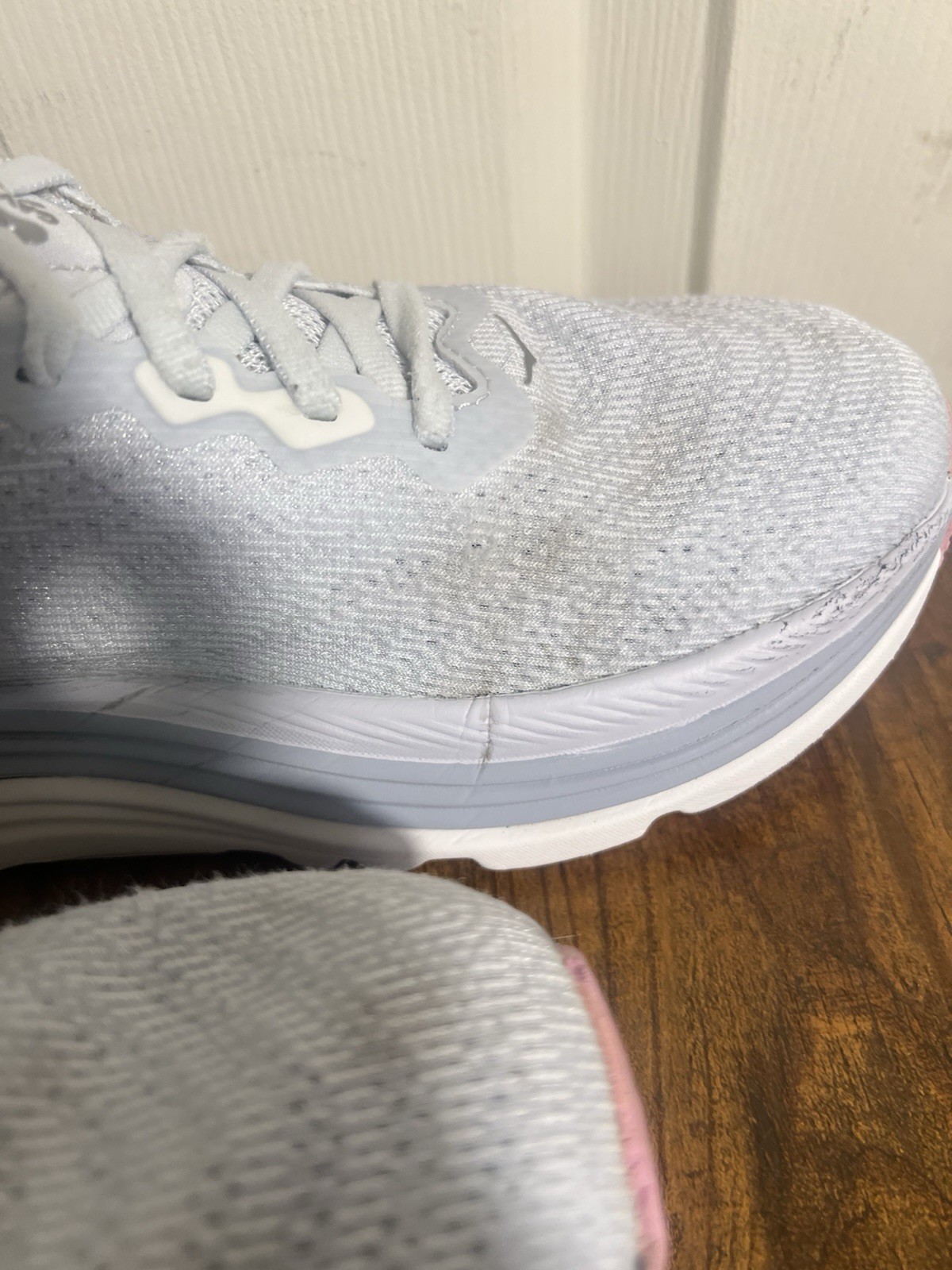 HOKA Womens Gaviota 5 Sea Ice Pink Twilight 1134235-SCP Has Wear See Pictures