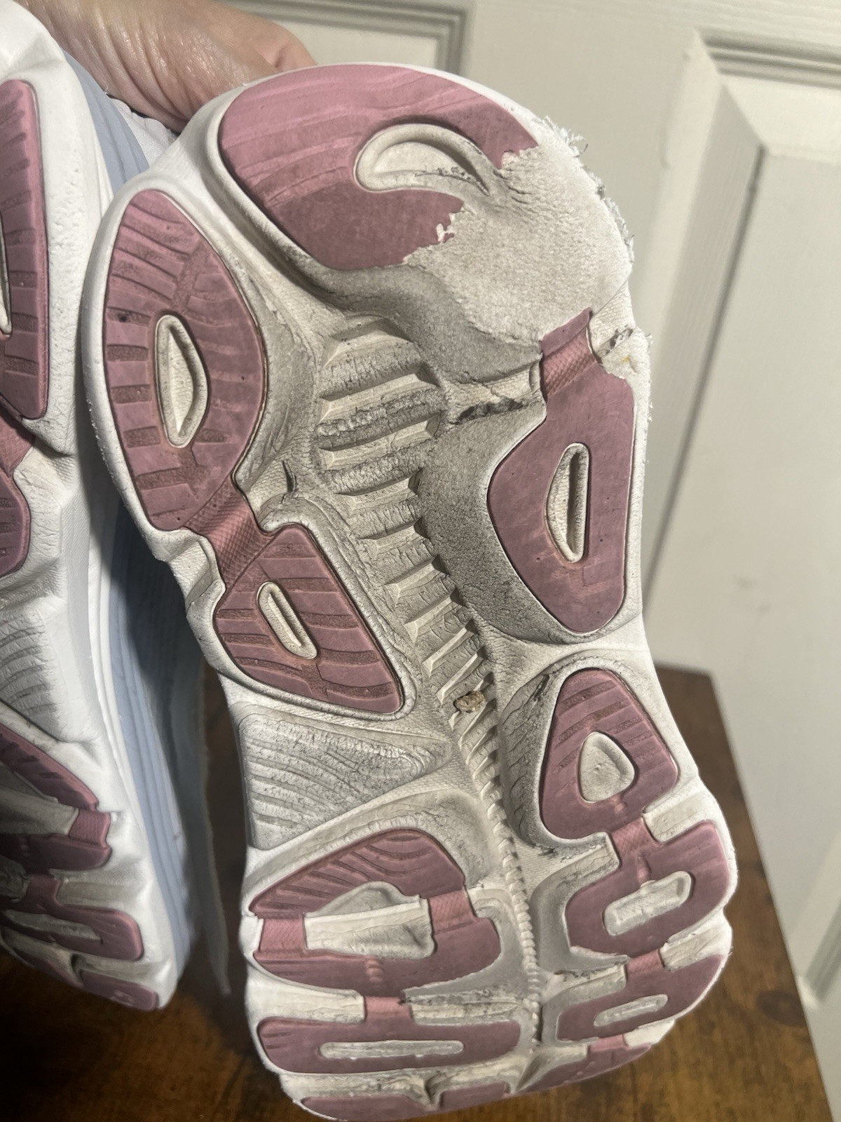 HOKA Womens Gaviota 5 Sea Ice Pink Twilight 1134235-SCP Has Wear See Pictures