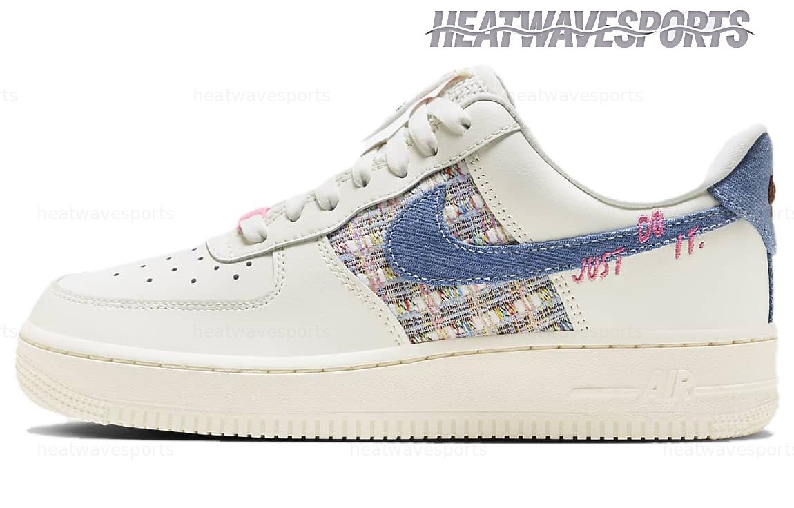 Nike Wmns Air Force 1 Low ’07 LX ‘Denim Bouclé’ FJ7740-141 Women New Sizes