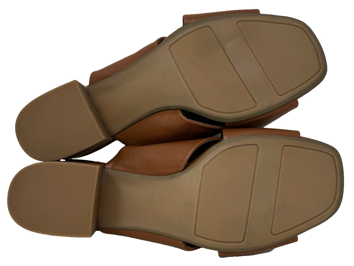 LC Lauren Conrad Women’s Sodapop Block Heel Dress Sandals Brown Size:6.5 206Q