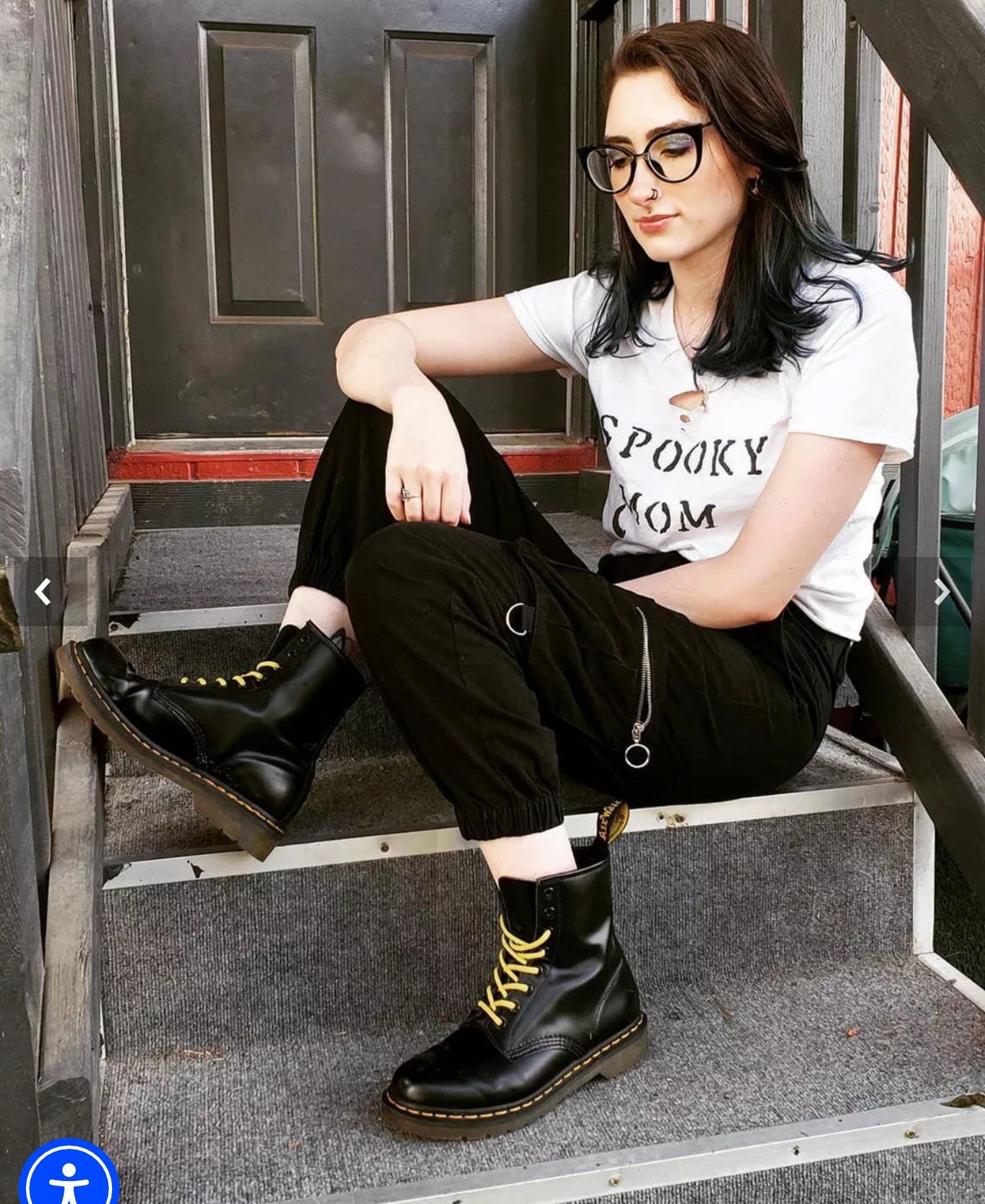 Authentic Dr. Martens 1460W Leather Women’s Boots 8 US – Black
