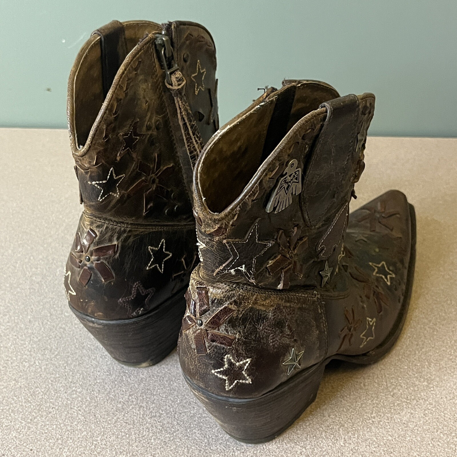 Ariat Starla Western Boot ATS Technology Premium Leather Star Embroidery & Studs