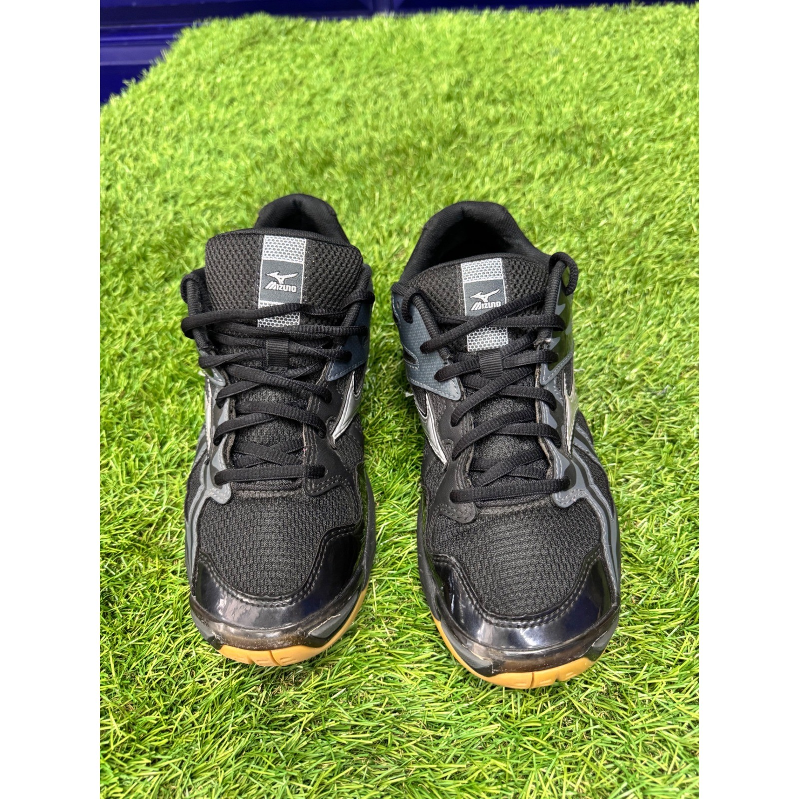 Mizuno Wave Bolt 4 Volleyball Shoes Women Size 9 Black Excellent V1GC156003