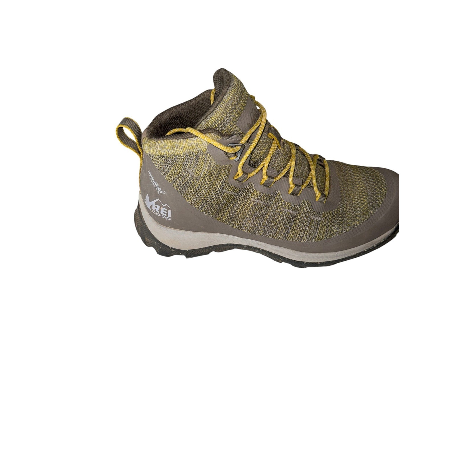 REI Co-op Flash Hiking Boots Womens 8 Brown Yellow Waterproof 00022948 W