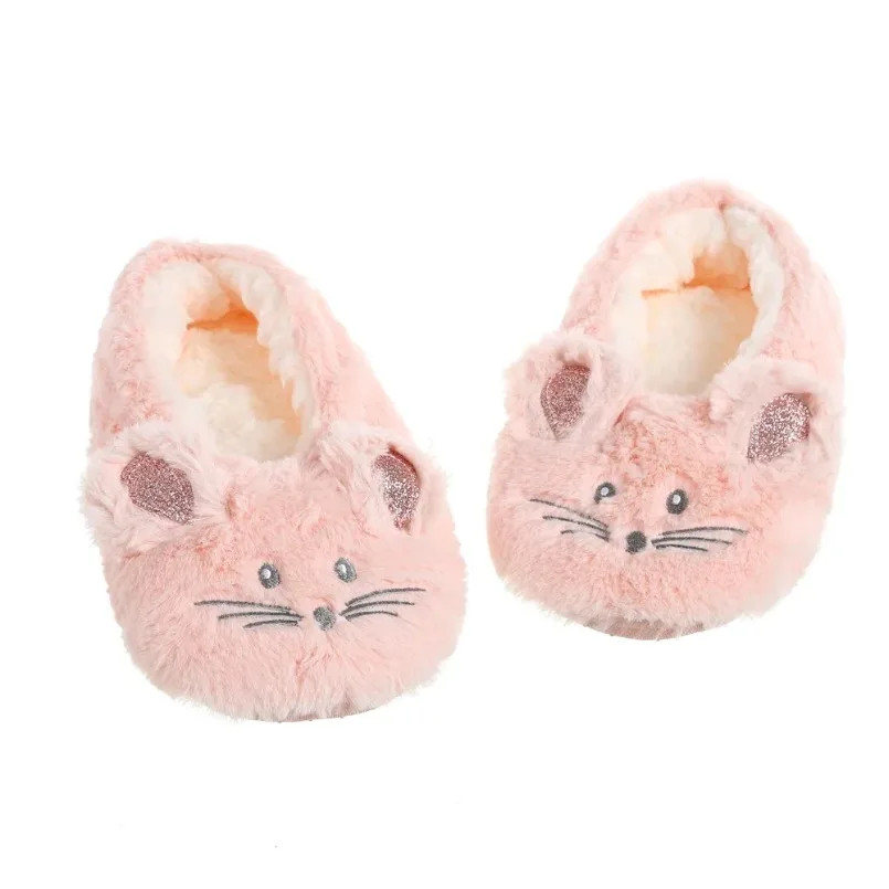 Home Slipper Womens Winter Faux Fur Plush Grip Soft Sole Cute Funny Indoor hairy