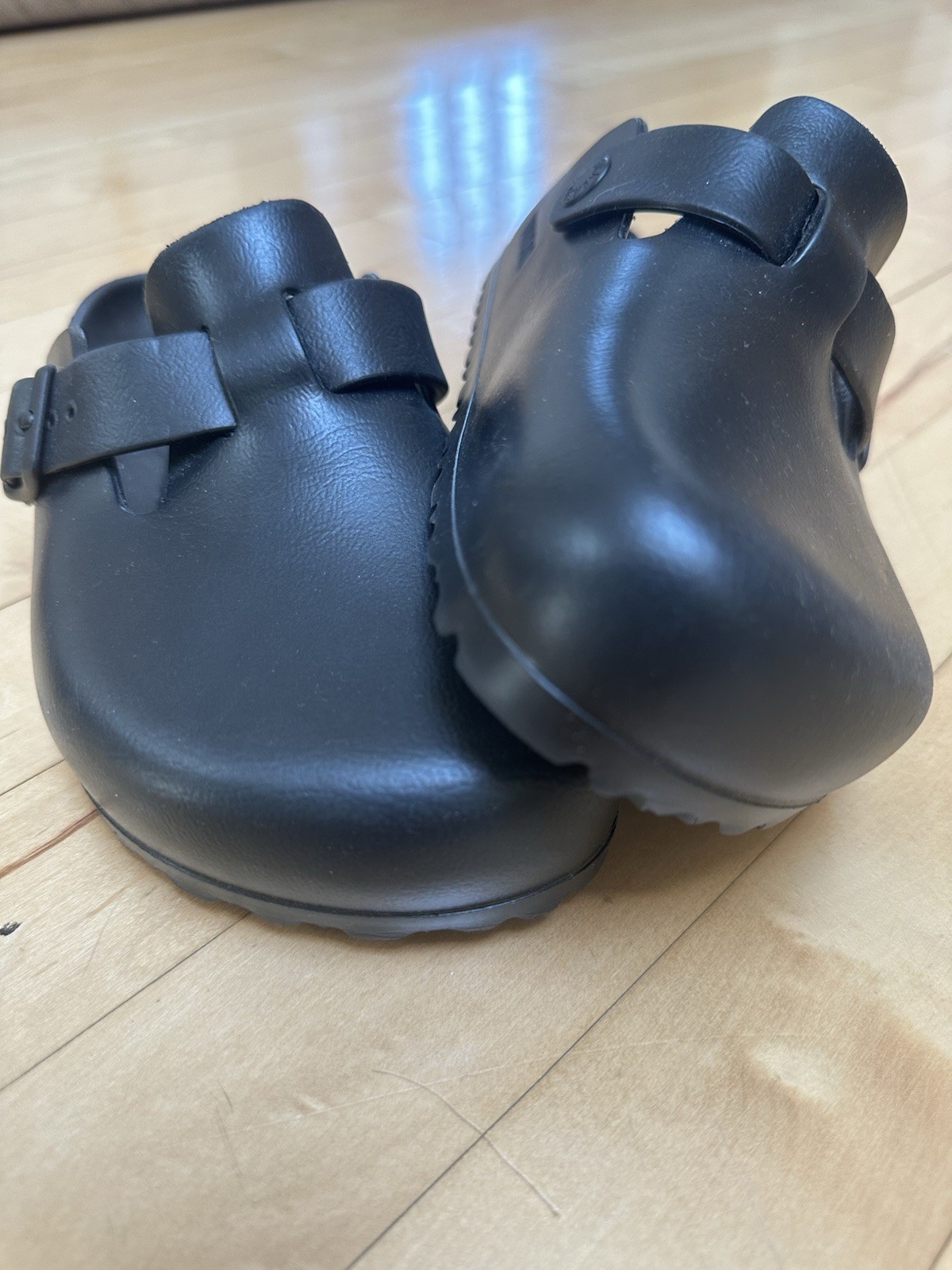 BIRKENSTOCK BOSTON ESSENTIALS EVA CLOGS Black Size 38 (L7/M5)