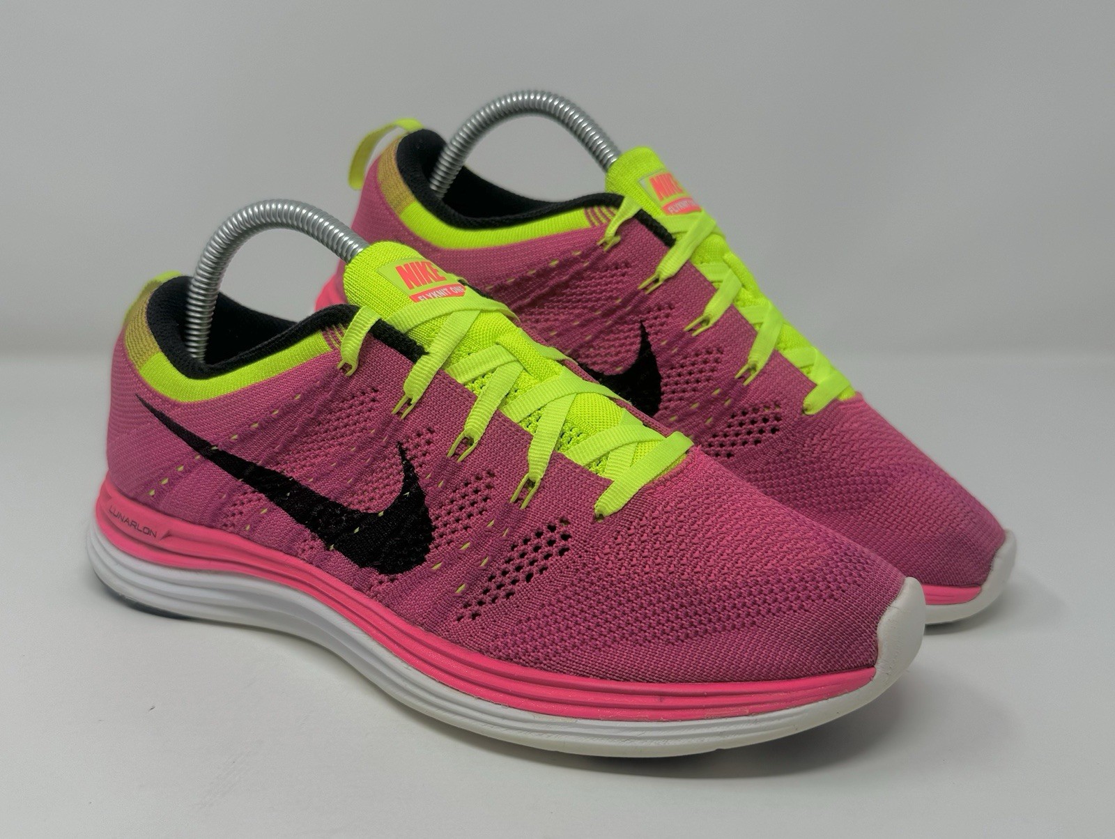 Size 9 – Nike Flyknit Lunar 1+ Pink W