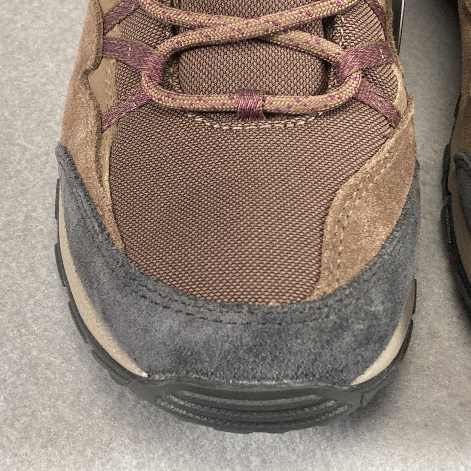 Columbia Redmond Mid Waterproof Hiking Boots Womens 7 Brown Leather Shoes