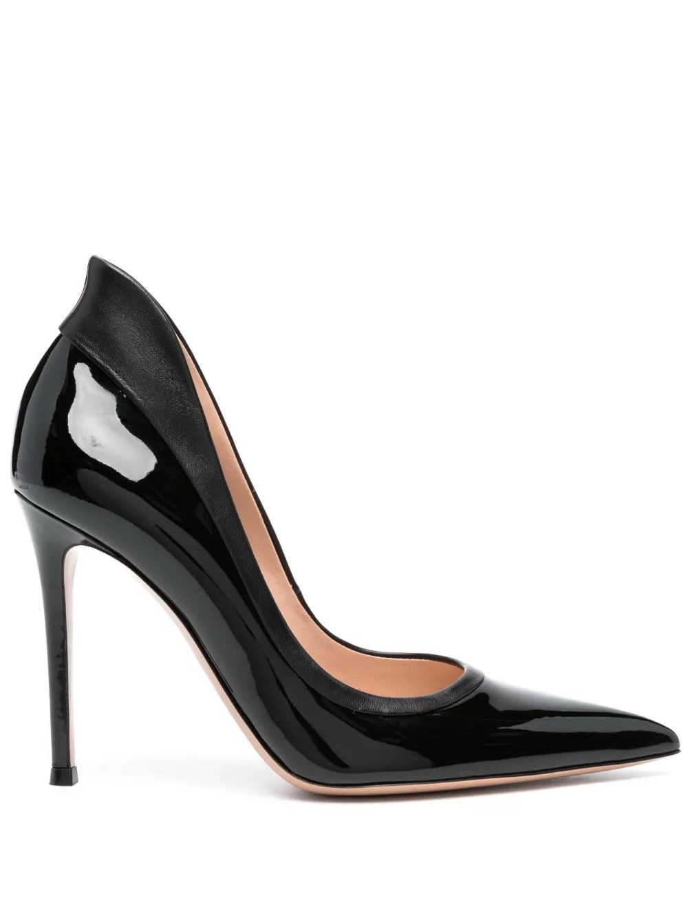 Gianvito Rossi Tuxedo 100mm Leather Pumps/7.5