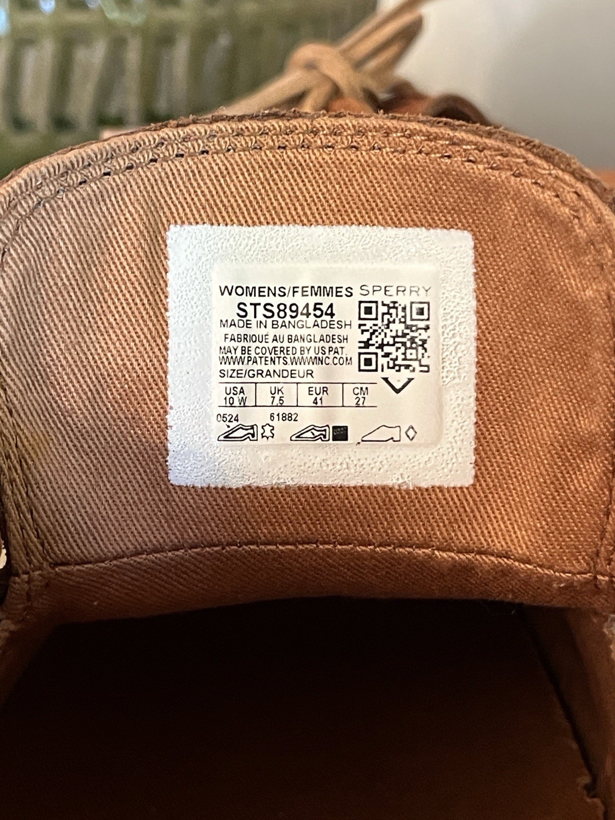 NEW Sperry Wells Round Toe Brown Leather Boat Shoe Women 10 Preppy Sailing