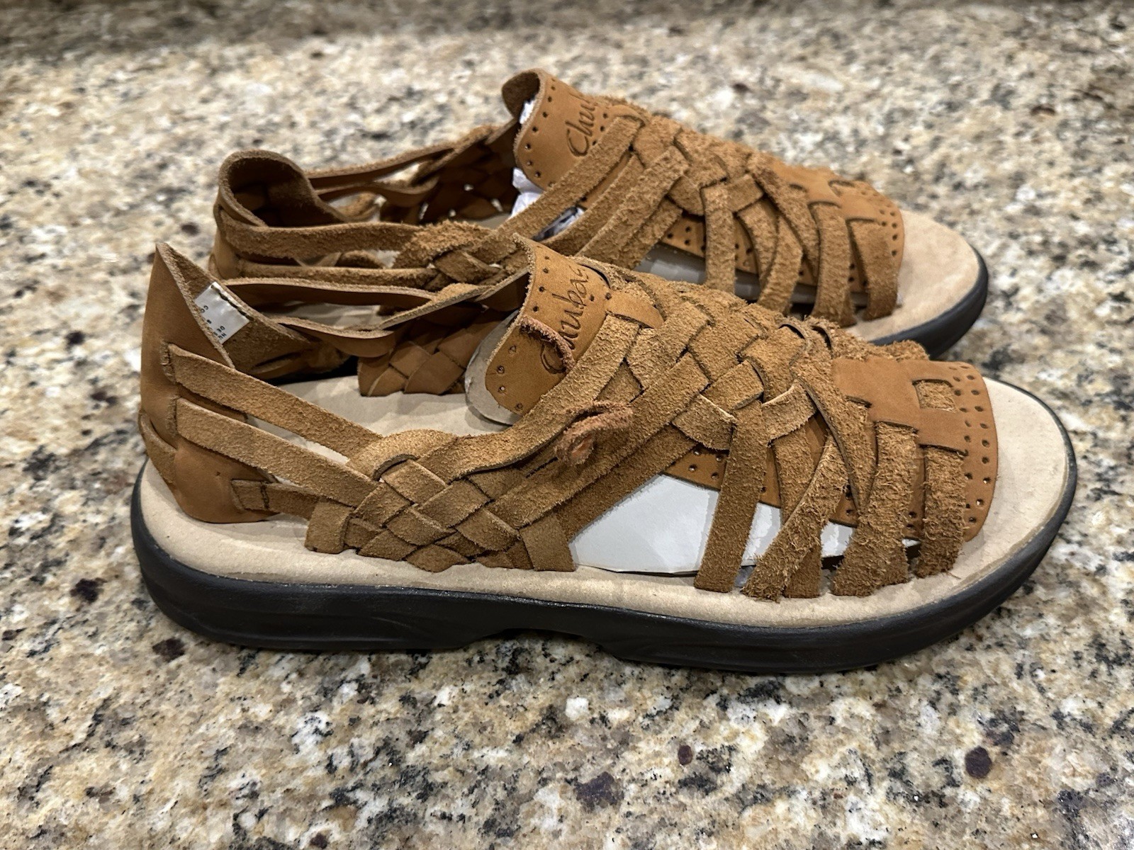 CHUBASCO Mexico Brown Sandals Shoes Woven Mens 8 Womens 10 NEW