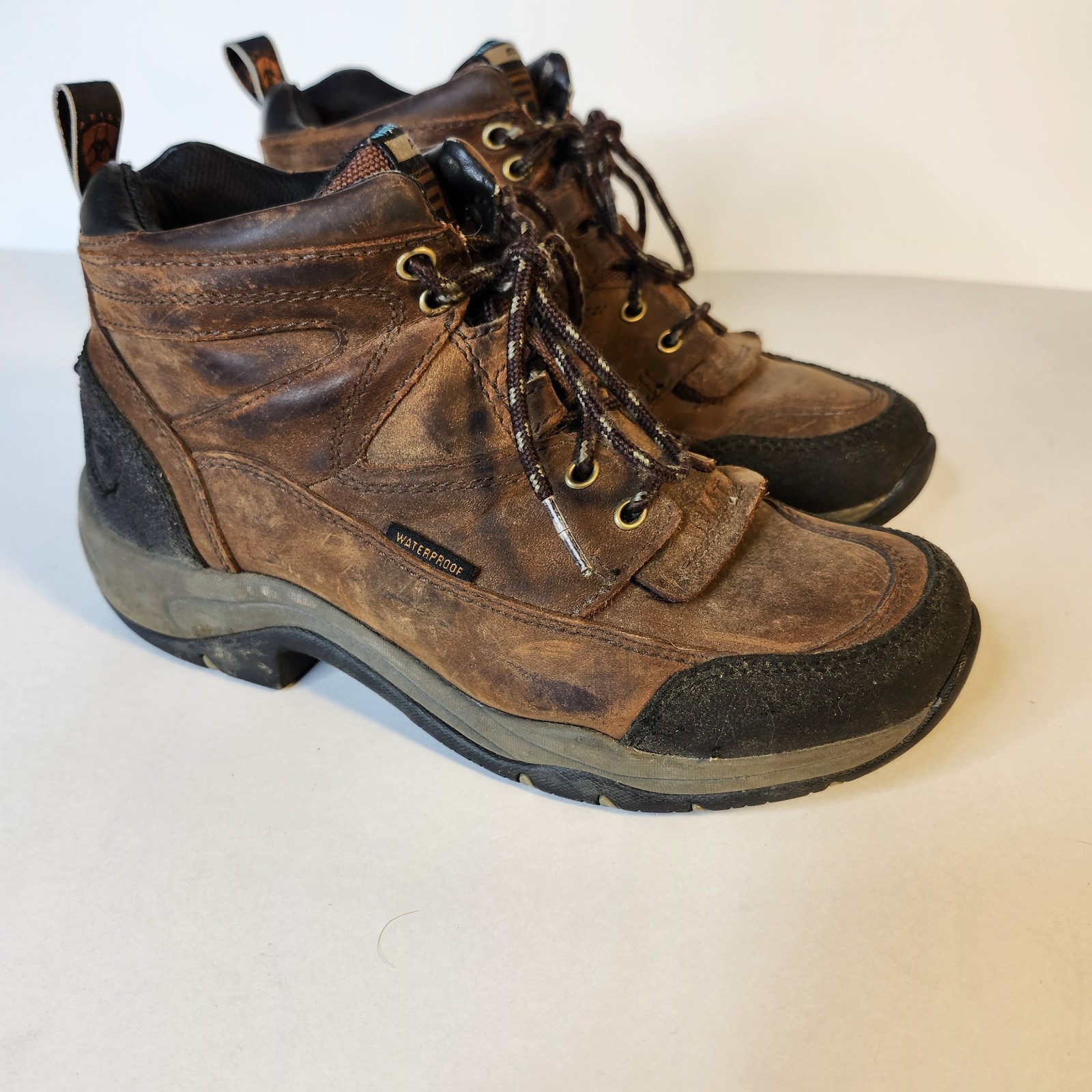 Ariat Womens Boots Terrain Endurance Cordovan Hiking Brown Leather Boot Size 7C