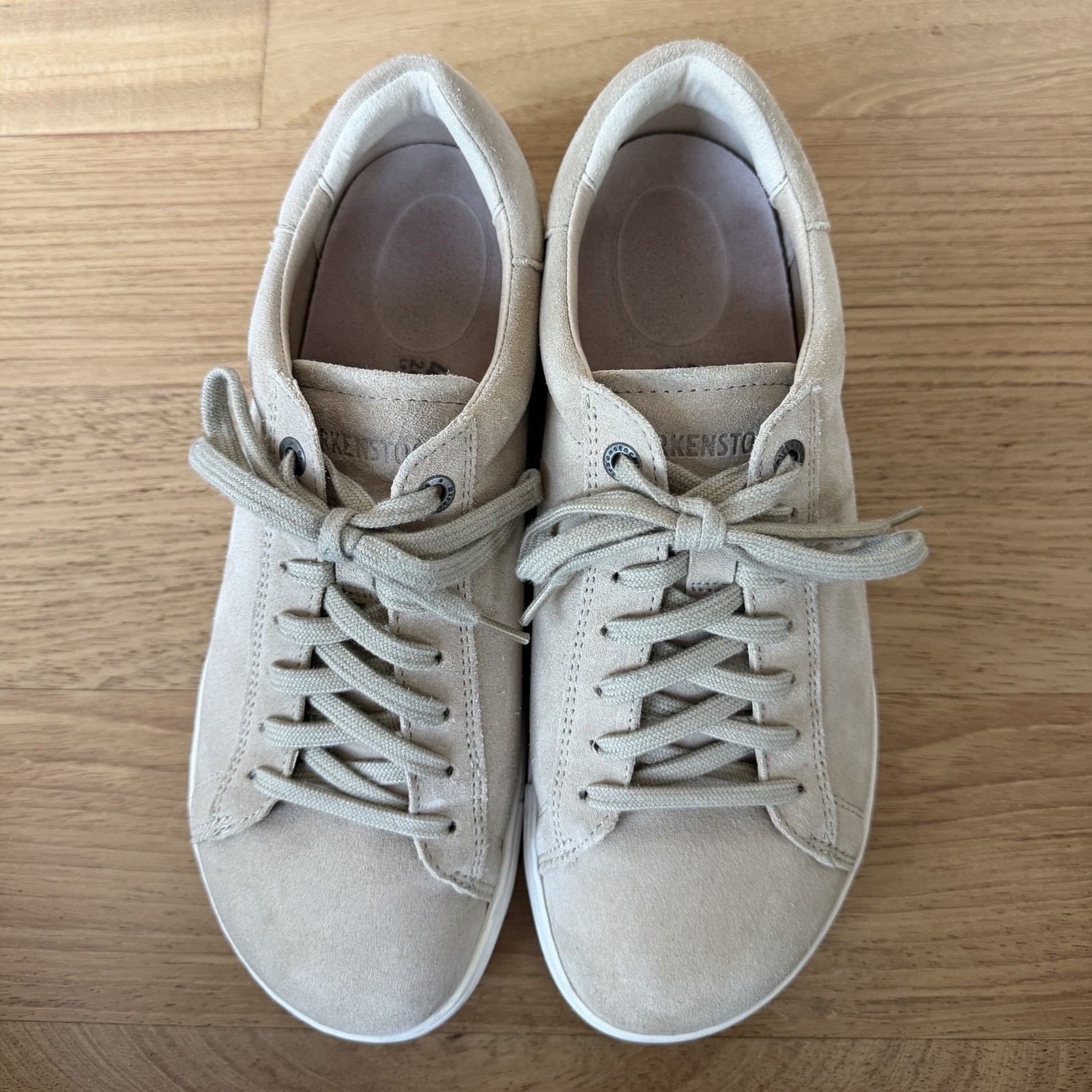 Birkenstock Bend Low Beige Suede Leather Regular/Wide Size 40