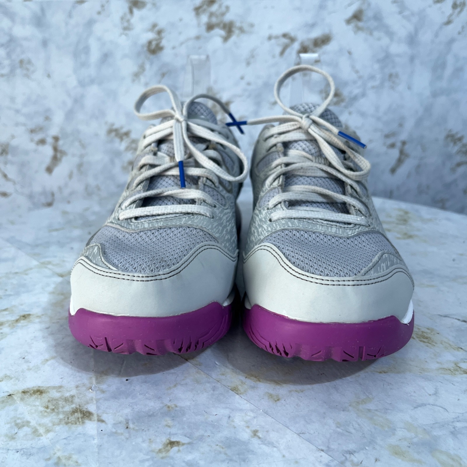 Skechers Viper Court Womens Size 10 Tennis Shoes Gray Purple Pickleball Sneakers