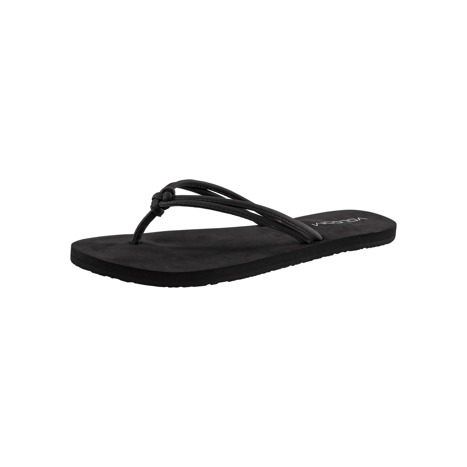 Volcom Women’s Forever and Ever Lightweight Thong Sandals, Black, 8