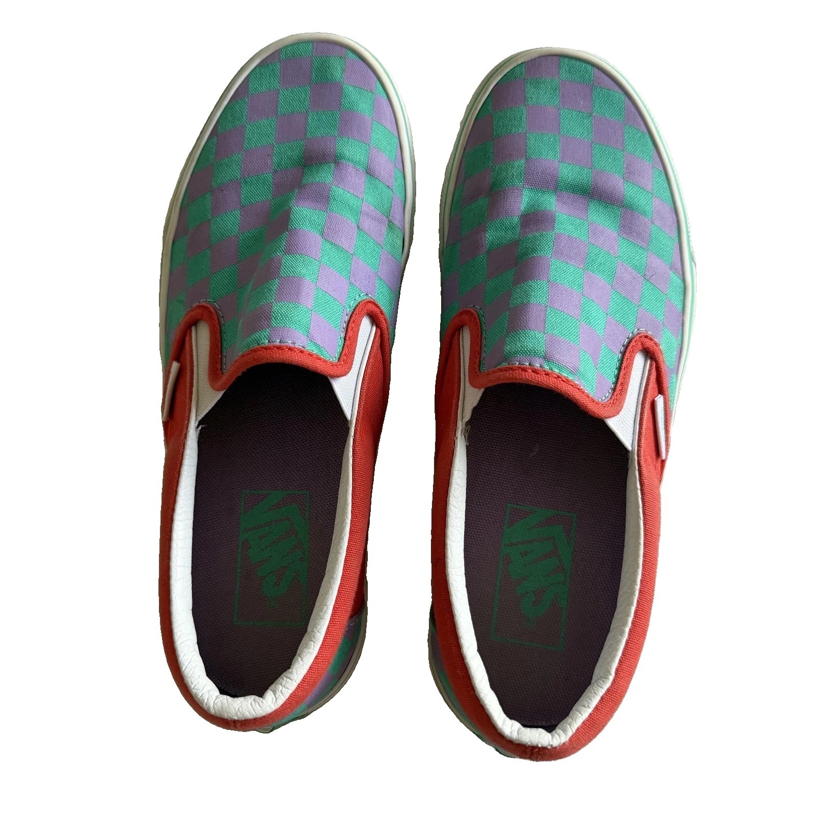 Vans Shoes Womans 7.5 Checkerboard Classic Slip-On Canvas Skate Streetwear