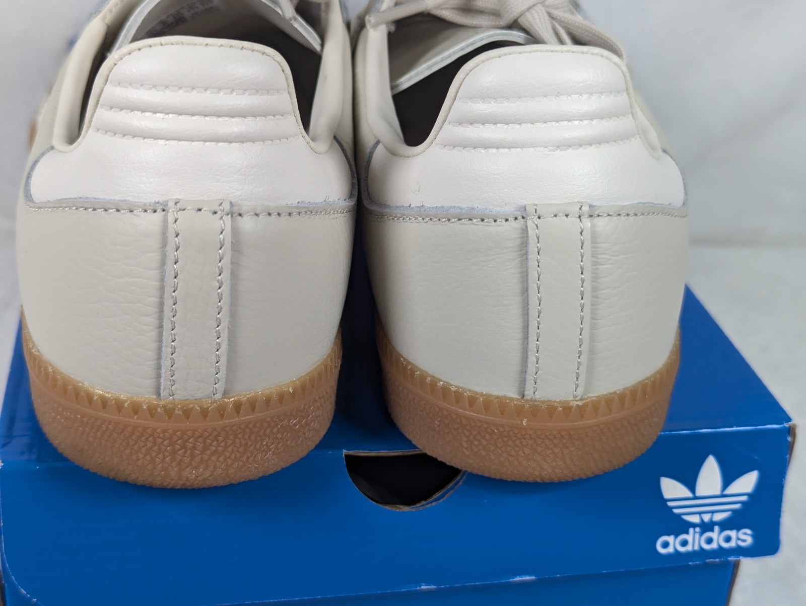 🔥 Sz 10.5 – Adidas Samba OG Beige Aluminum Gum Sole Sneakers IE7013 Women’s