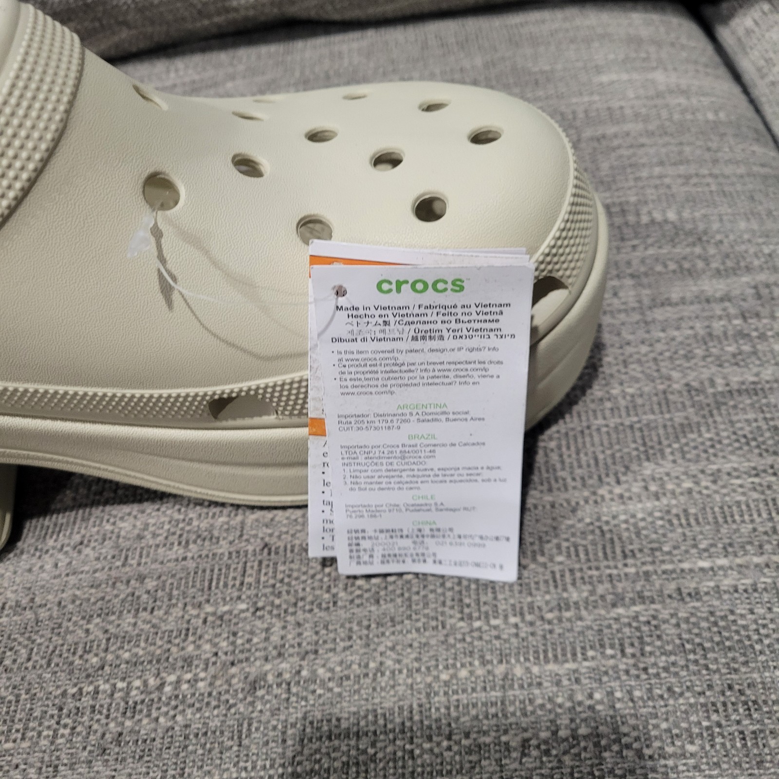 Crocs Siren Clog Unisex Size M9/W11 Bone