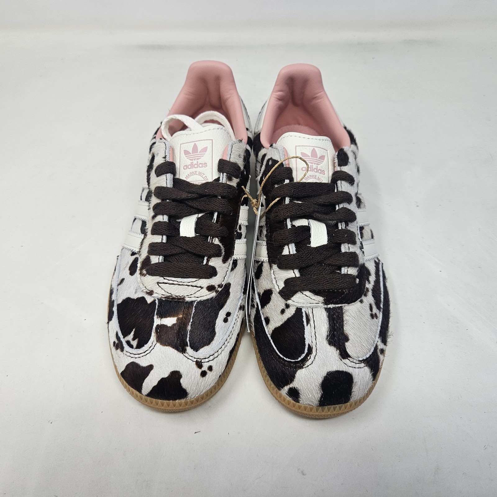 Adidas Originals Samba OG ‘Cow Print’ Brown Pink Shoe / JR1256 / Women’s Size 9