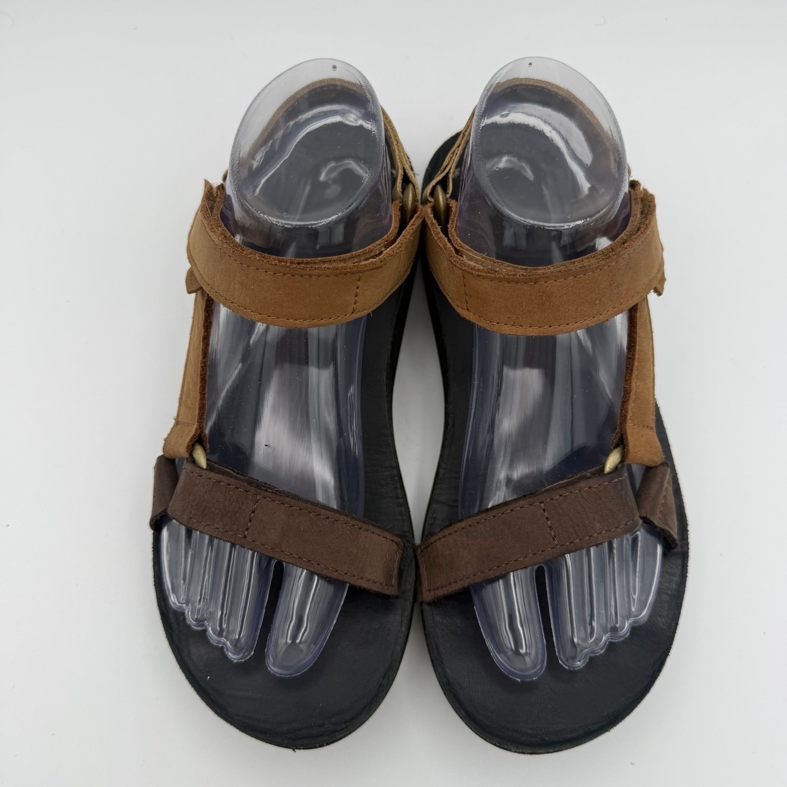 Women’s Teva Midform Universal Leather Neutral Multi Strappy Sandal Size 8