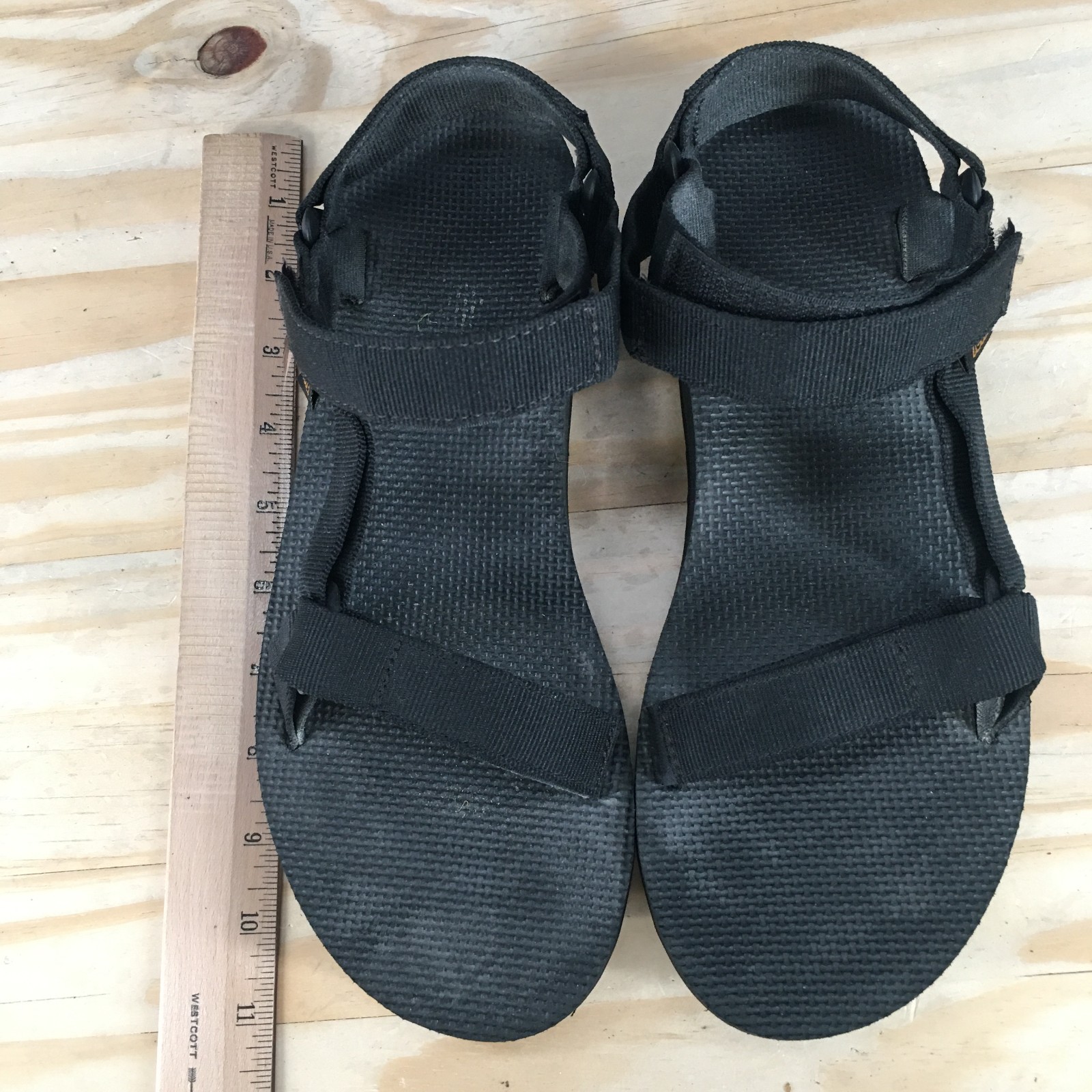 Teva Sandals Womens 10 Midform Universal Sporty Slingback Flats 1090969 Black