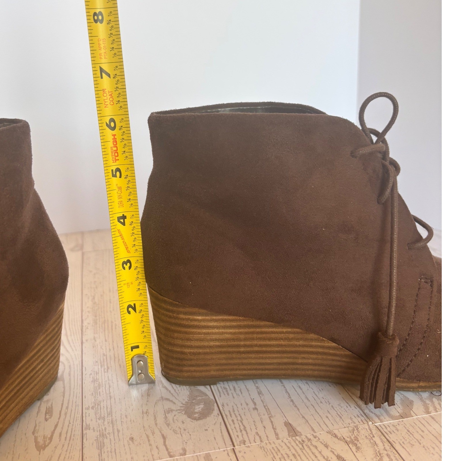 Dr Scholl’s Dakota Women’s Brown Suede Ankle Boots Size 7.5 Western Utility