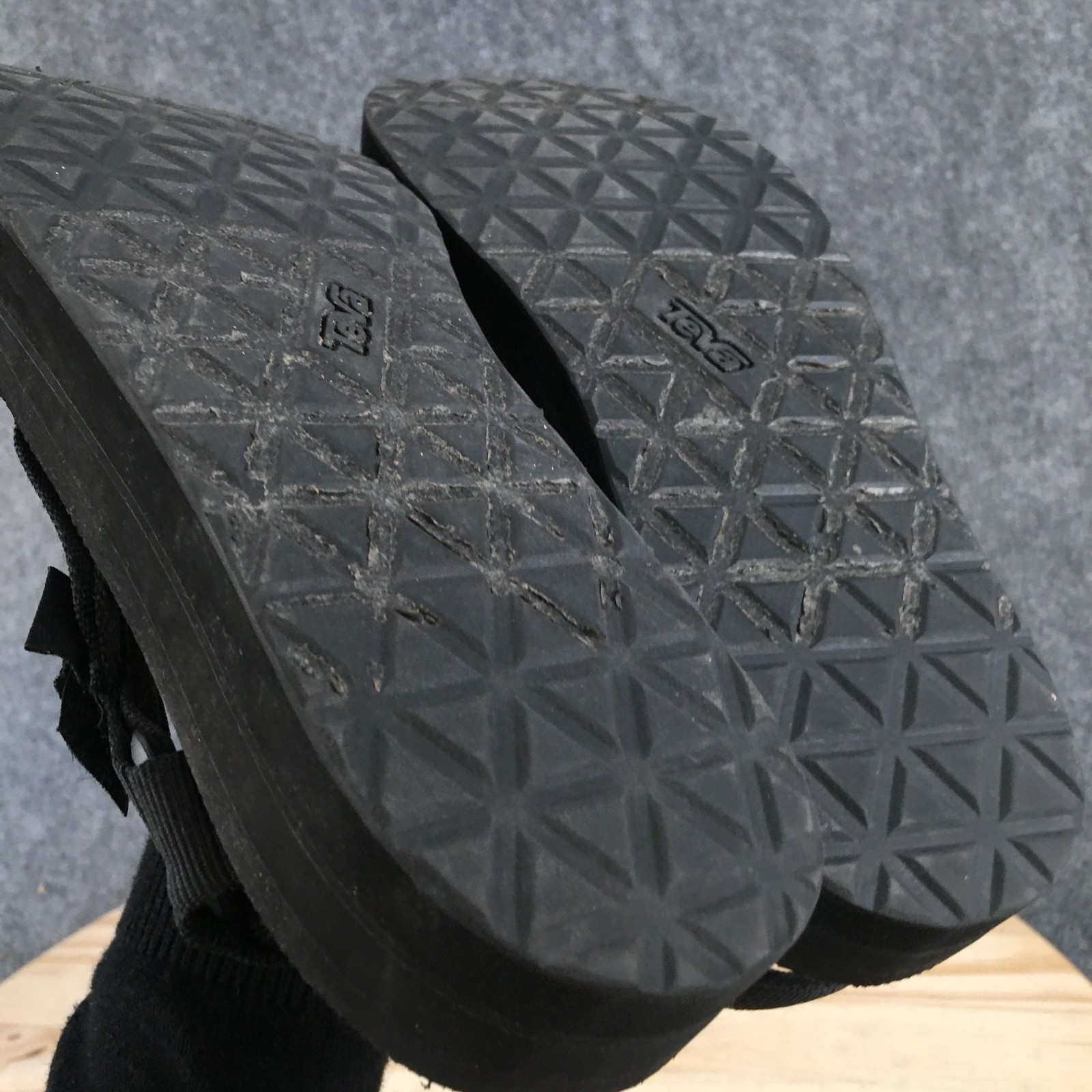 Teva Sandals Womens 10 Midform Universal Sporty Slingback Flats 1090969 Black