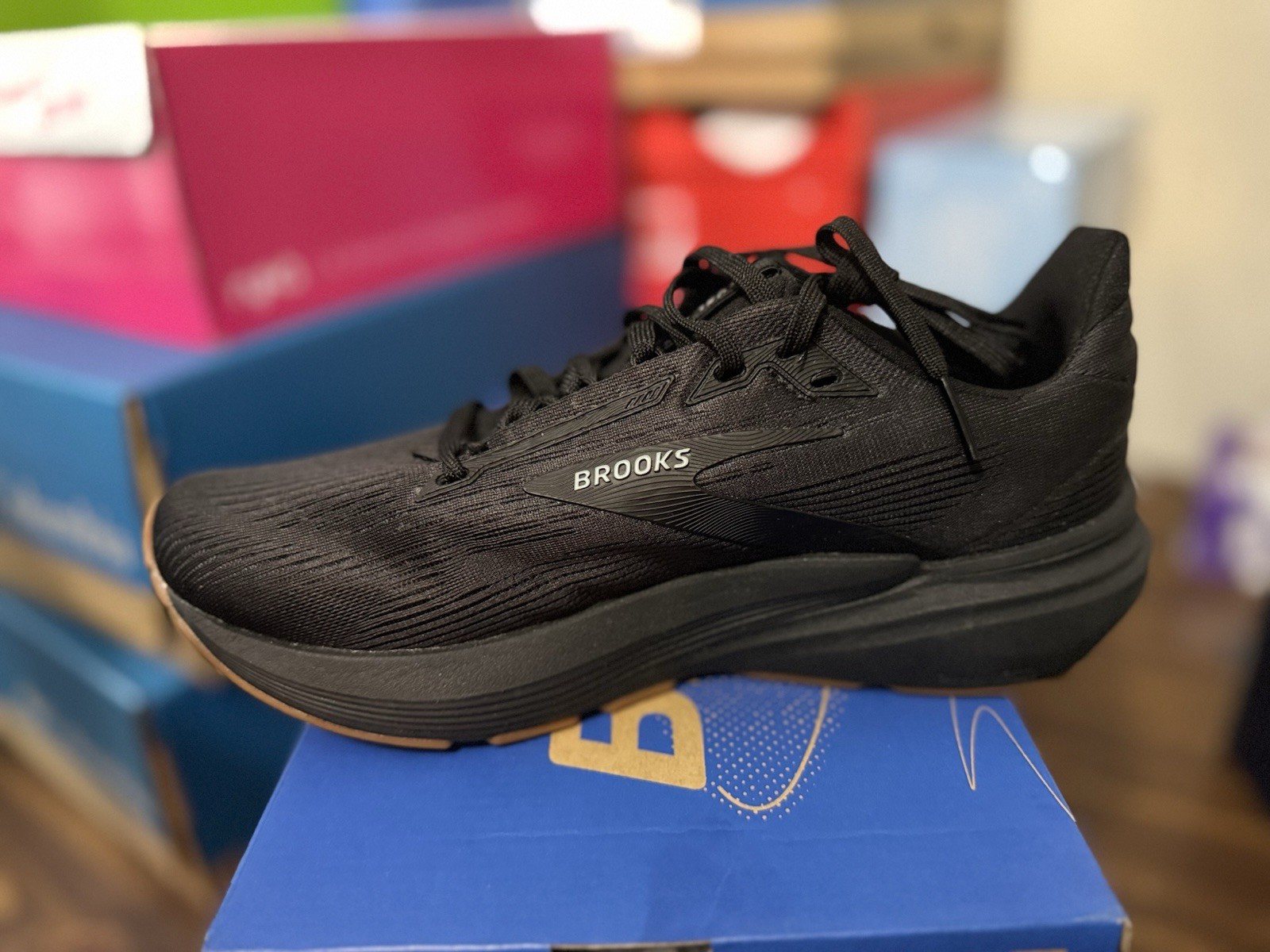 Brooks Revel 8 Womens Triple Black Running Walking Mesh Sneakers 120456-1B-072