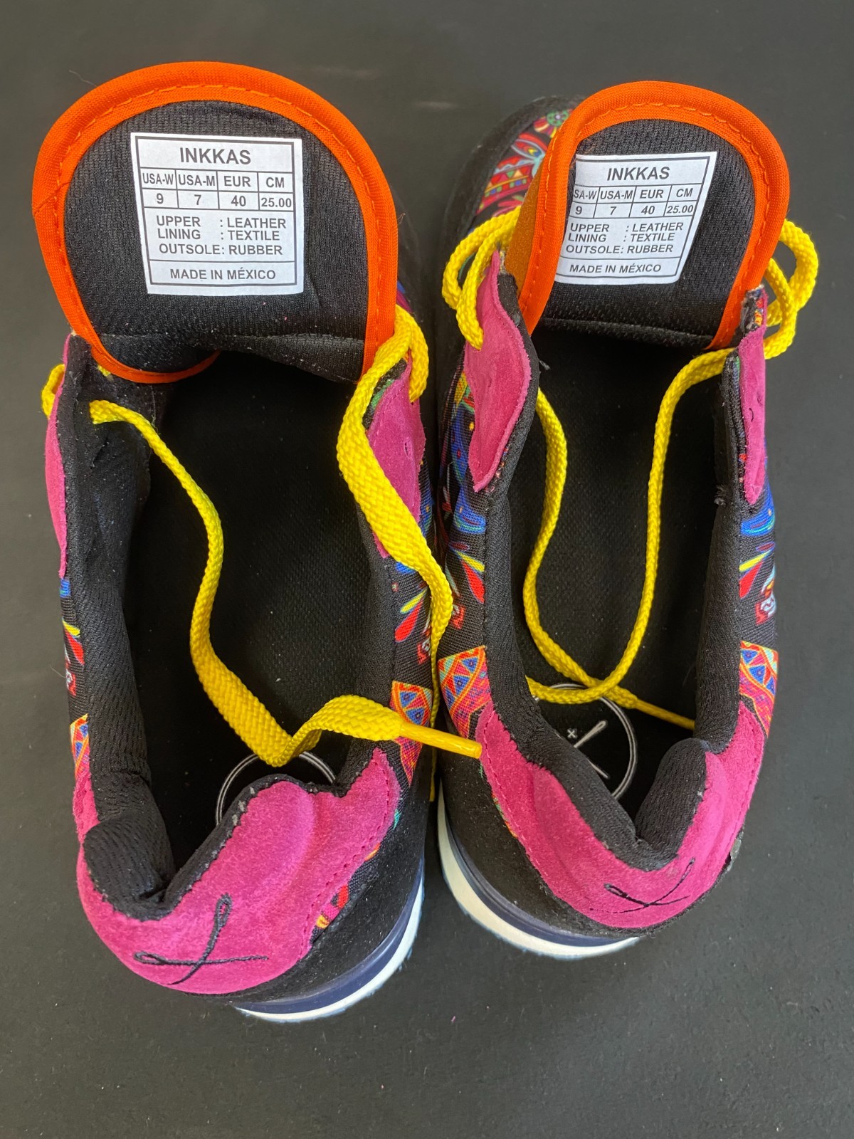 Inkkas Unisex Adults Zocalo Jogger Multicolor Lace Up Athletic Sneakers Sz M7 W9