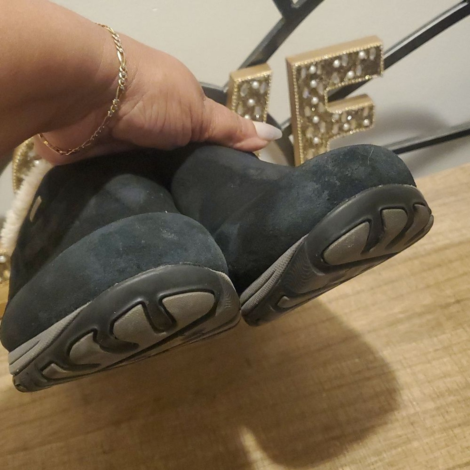 Dansko Parson Slip On Waterproof Womens Black Suede Clogs Sz 10.5 Comfy, Walking