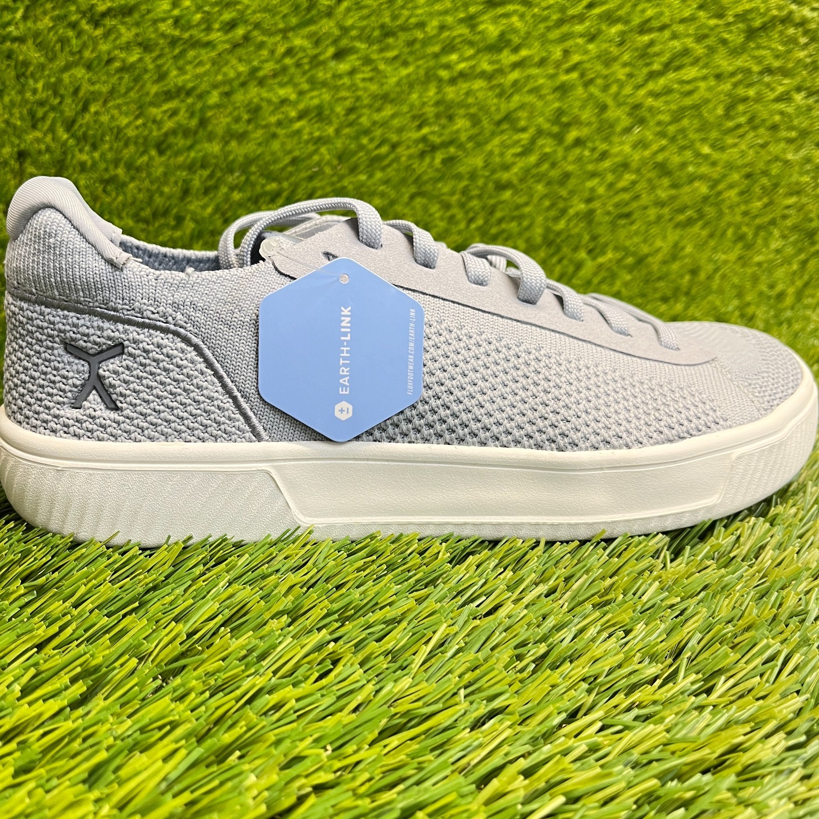 Flux Footwear Adapt Trainer Gray Womens Size 8.5 Mens Size 7 Athletic Knit Shoes