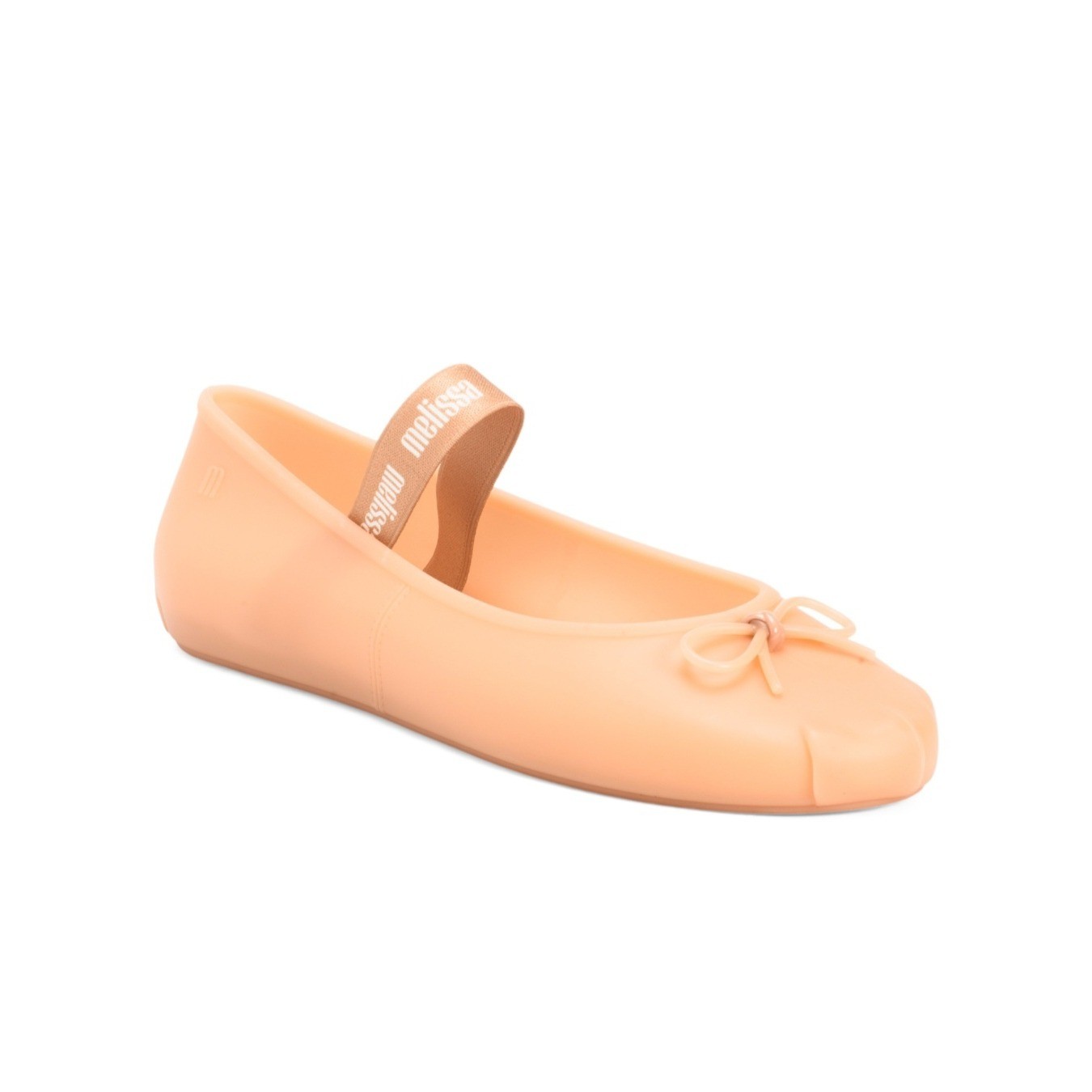 Melissa Sophie Jelly Ballet Flats Women Size 7 Beige Balletcore NEW