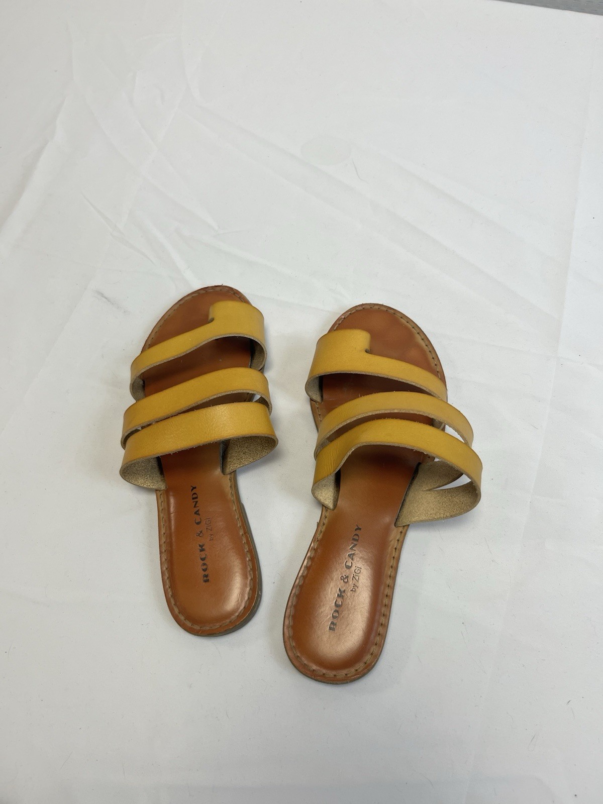 Rock And Candy By Zigi Sandals Yellow/Brownish Sandals Women’s Size 7💛