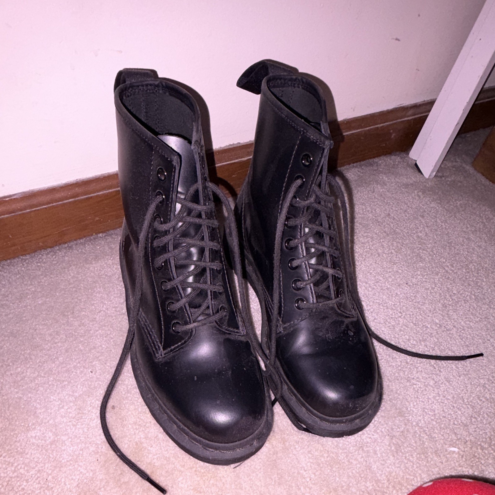 Black Dr Martens voss women’s size 8