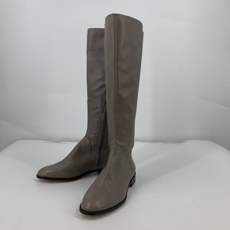 Louise et Cie Women’s Lo-Verdi-R Round Toe Low Heel Leather Knee High Boots SZ 6
