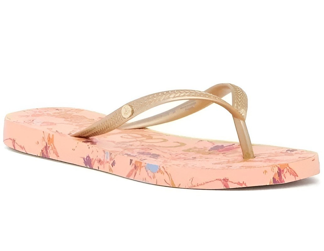 Sam Edelman Women’s Evans Gold Peach Multi Sandals NW/OB 11M