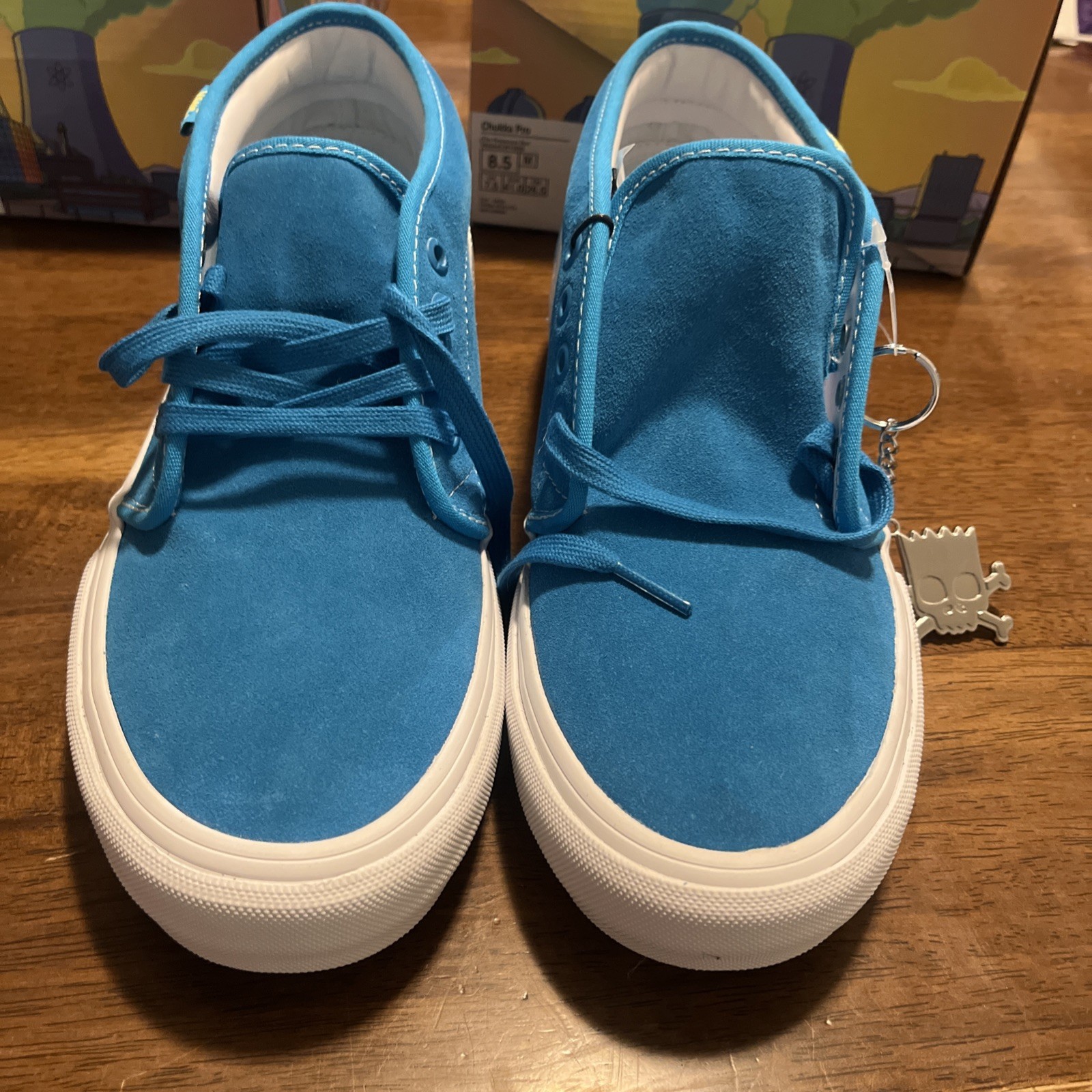 Vans Sneakers x The Simpsons Chukka Pro El Barto Blue Women Size 8.5 Men 7 New