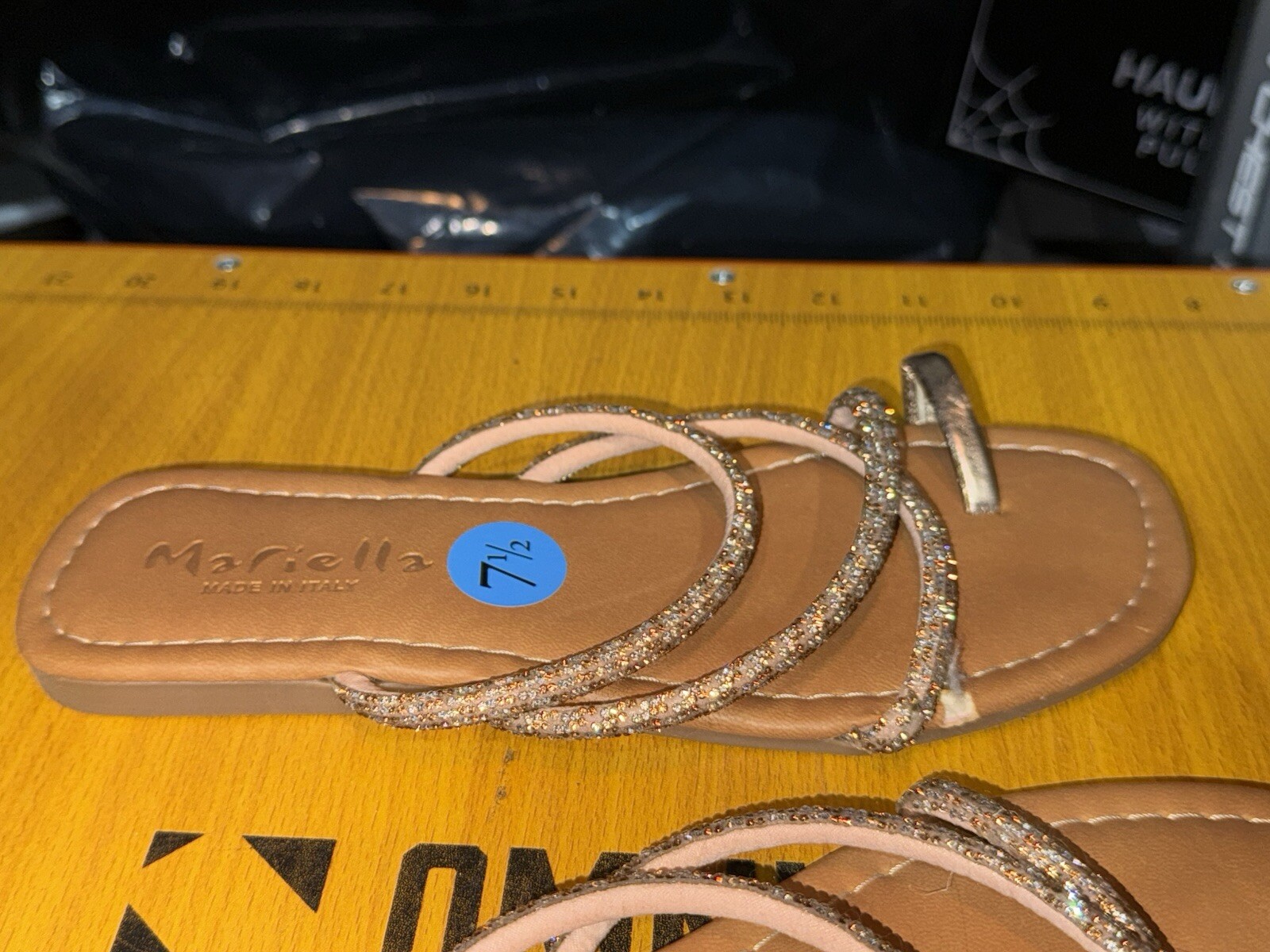 mariella made in italy sandals Gold 7.5